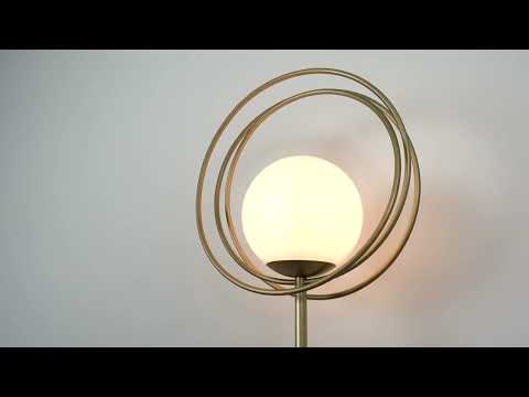 Utopia Saturn Floor Lamp - Brushed Gold