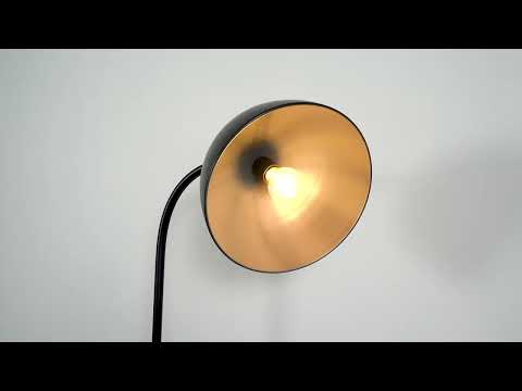 Endon Brodey Single Floor Lamp - Matt Black