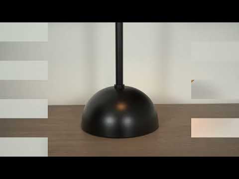 Endon Brodey Single Table Lamp - Matt Black