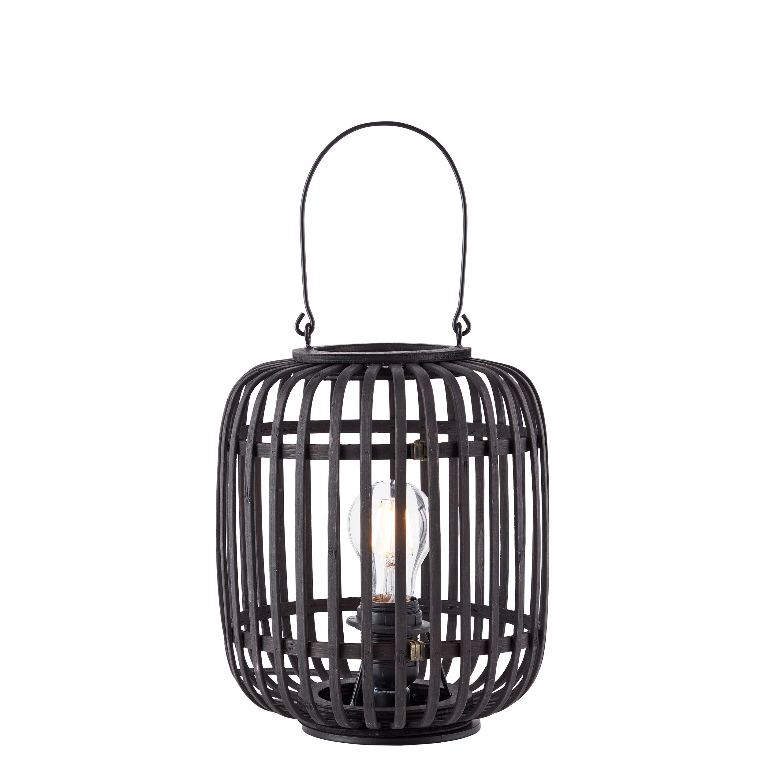 Endon Mathias Table Lamp - Dark Stained Bamboo
