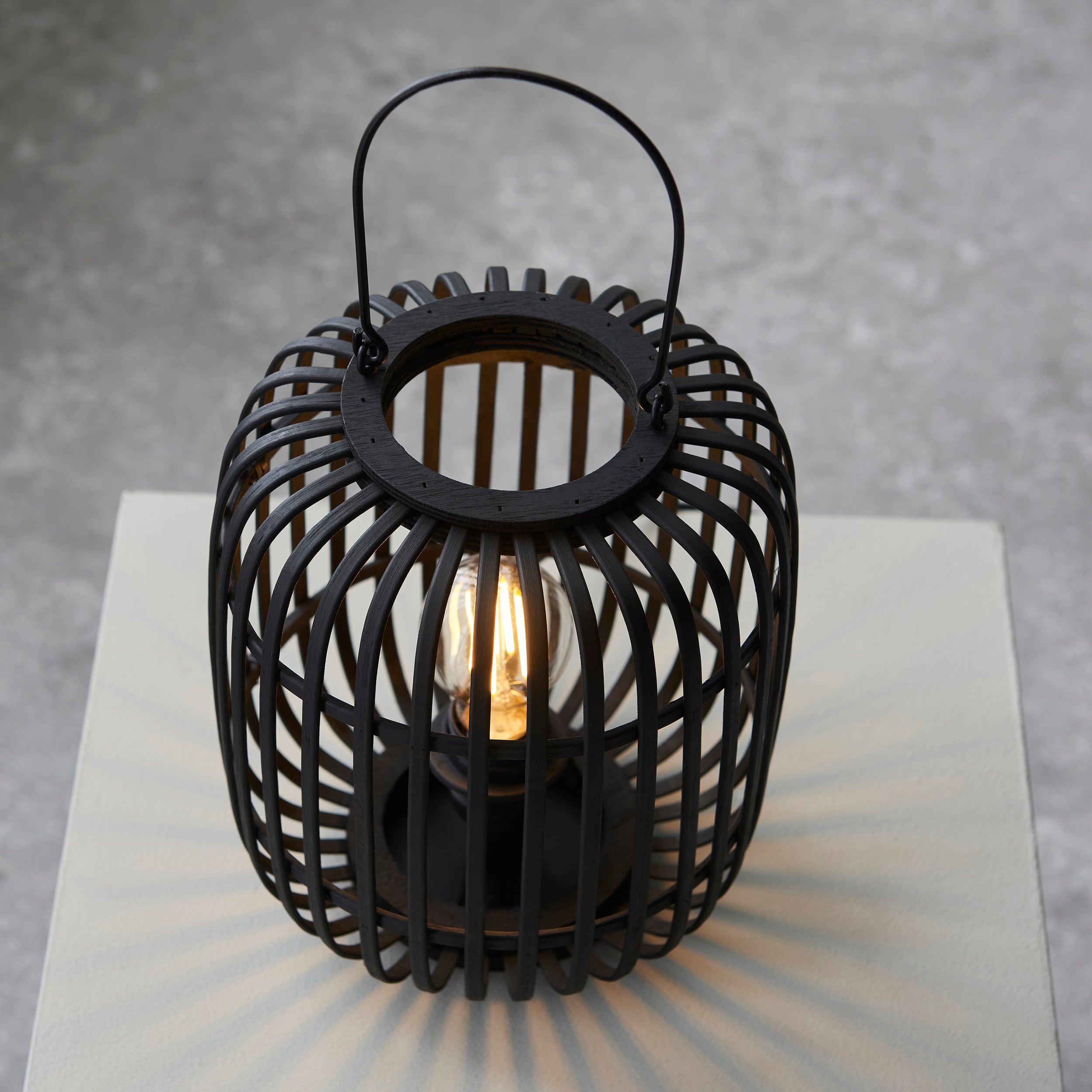 Endon Mathias Table Lamp - Dark Stained Bamboo