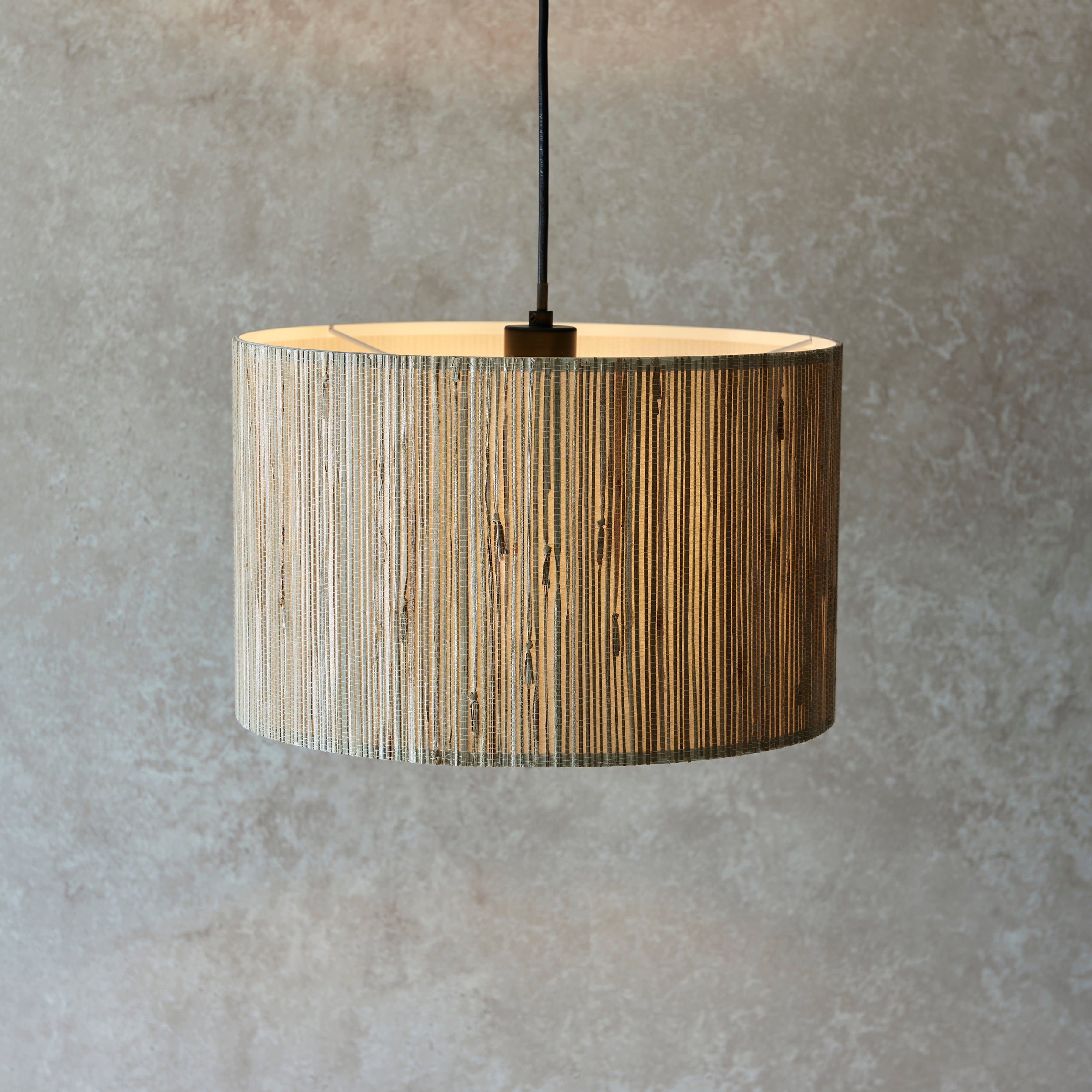 Endon Longshore Single Light Pendant - Woven Seagrass