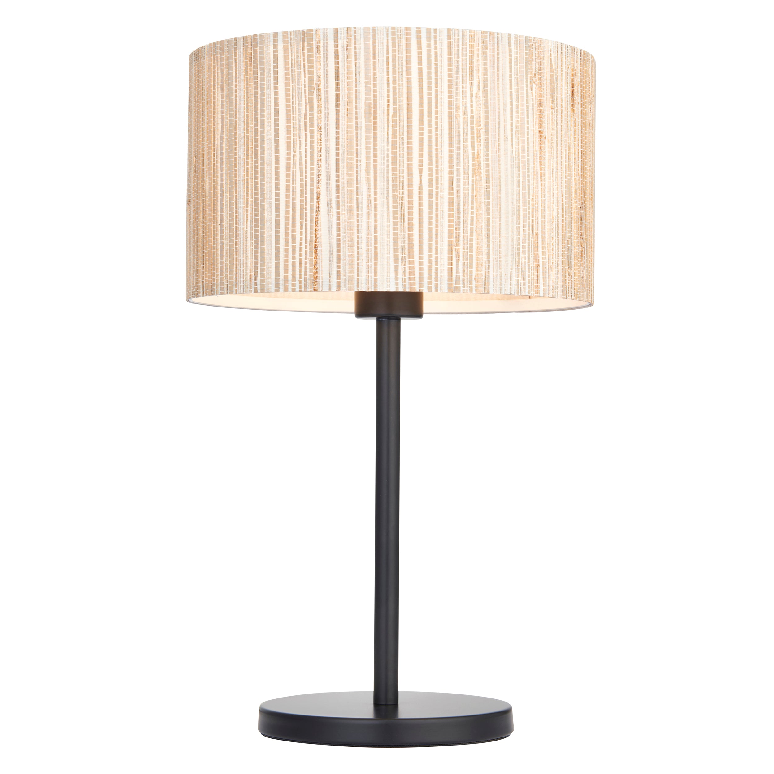 Endon Longshore Single Light Table Lamp - Woven Seagrass