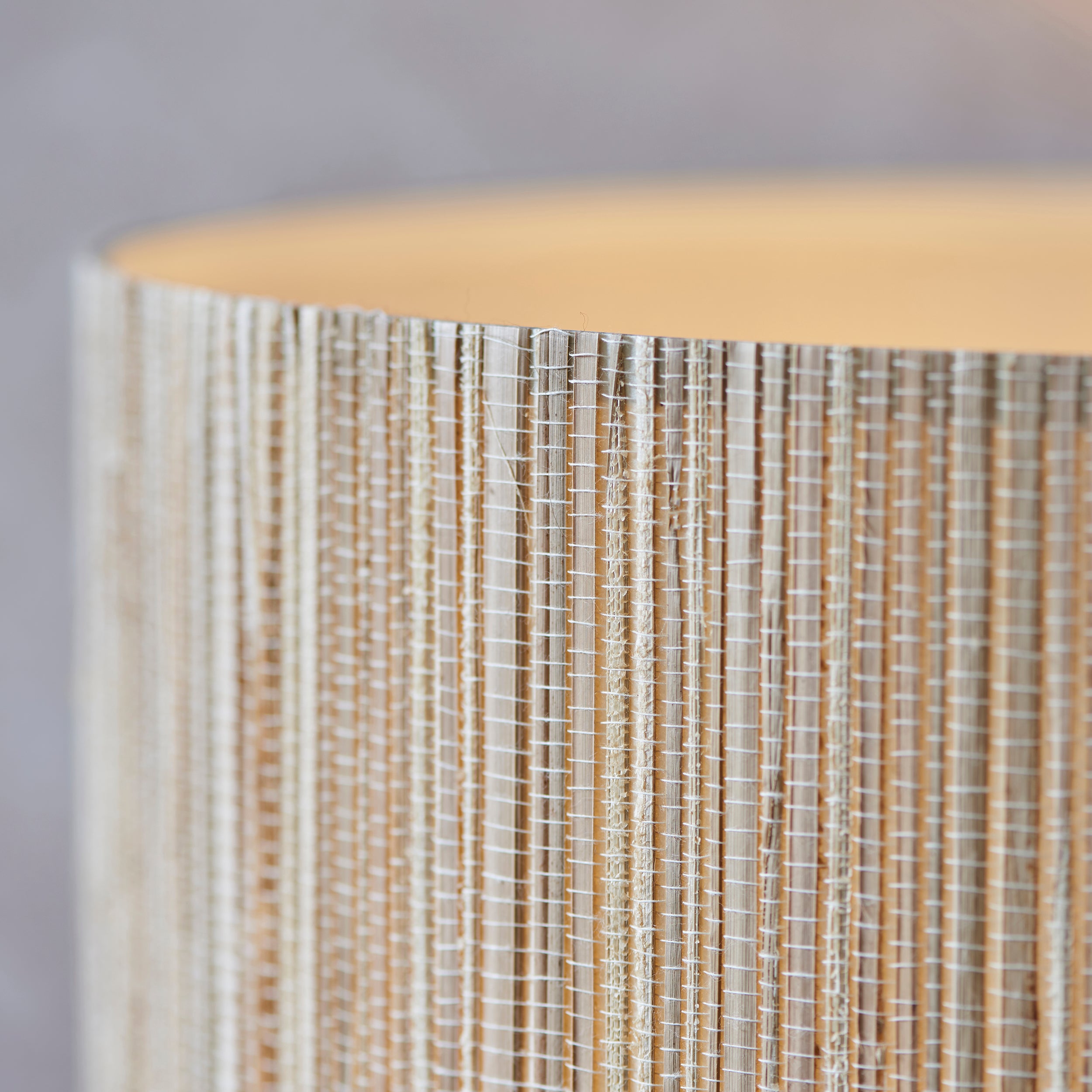 Endon Longshore Single Light Floor Lamp - Woven Seagrass