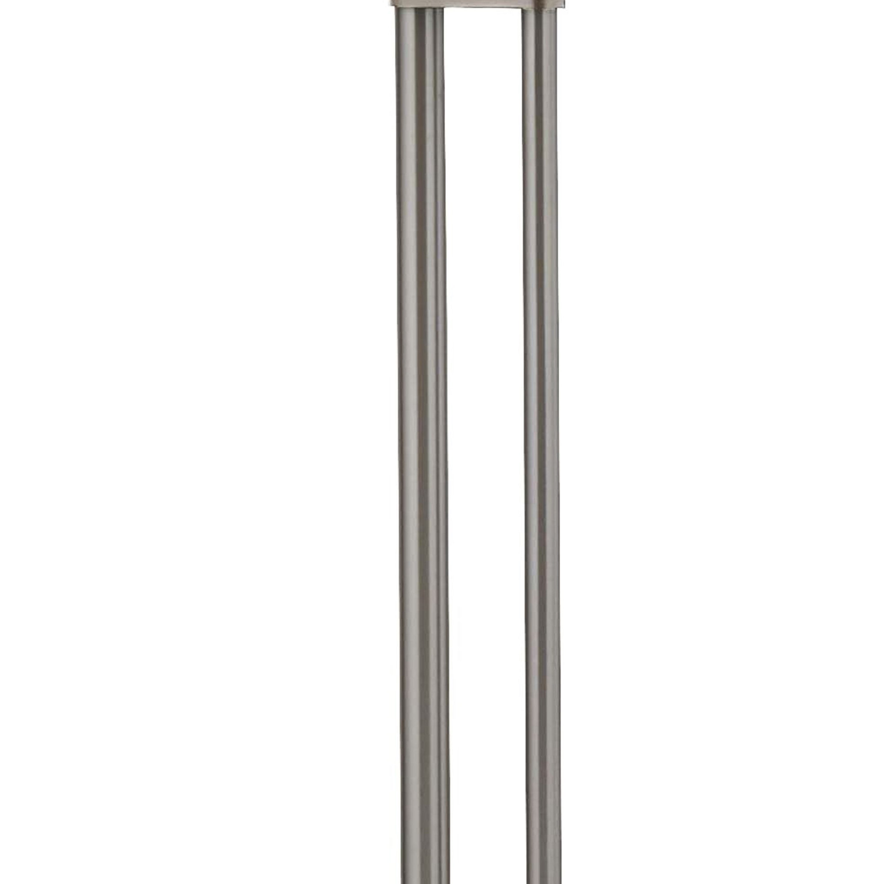 Searchlight Gaskell LED Mother & Child Floor Lamp - Satin Nickel & Chrome