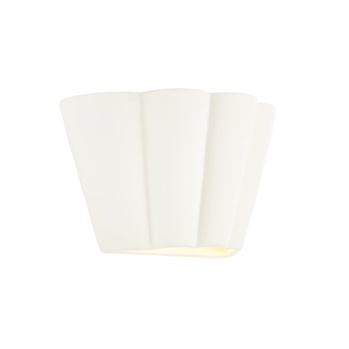 Endon Babylon Wall Washer - Unglazed Ceramic