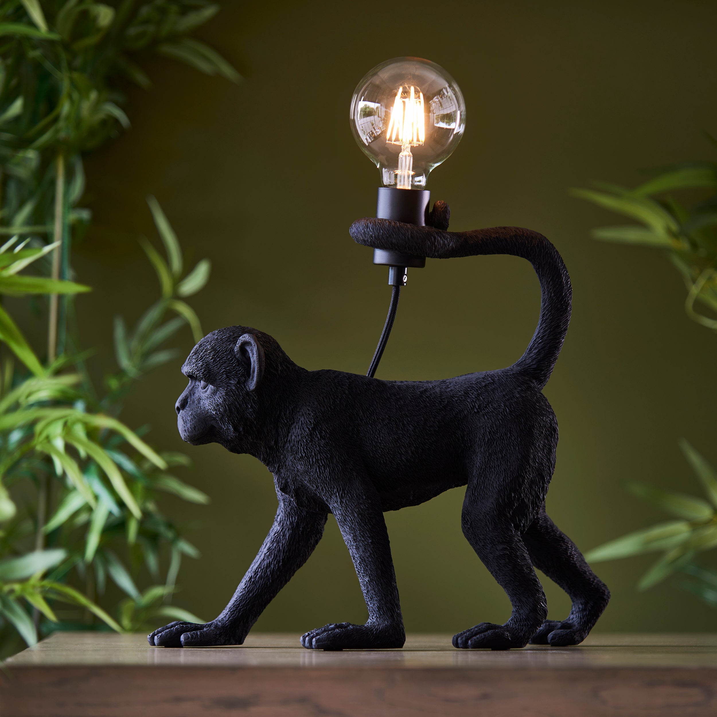 Endon Capuchin Single Table Light - Matt Black
