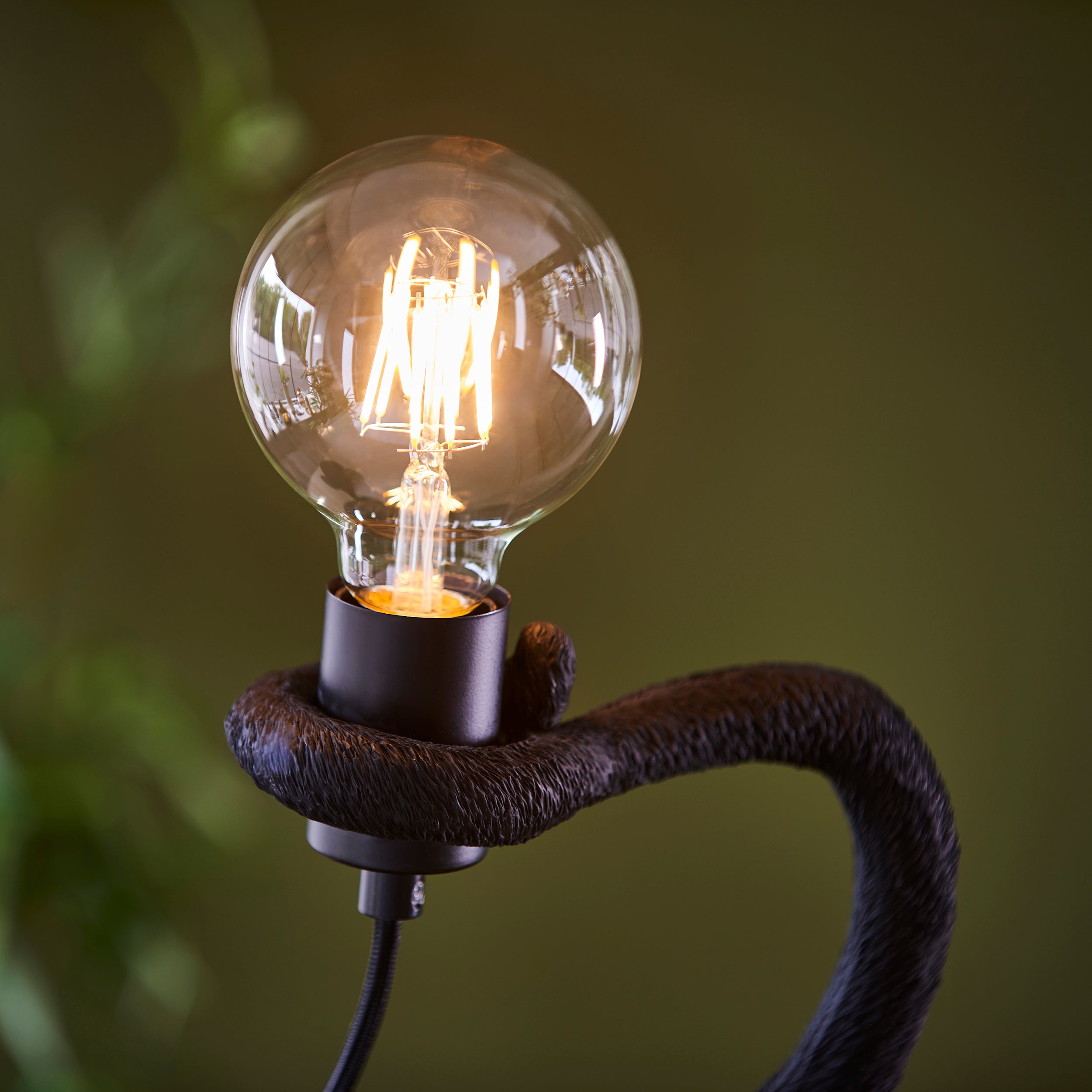 Endon Capuchin Single Table Light - Matt Black