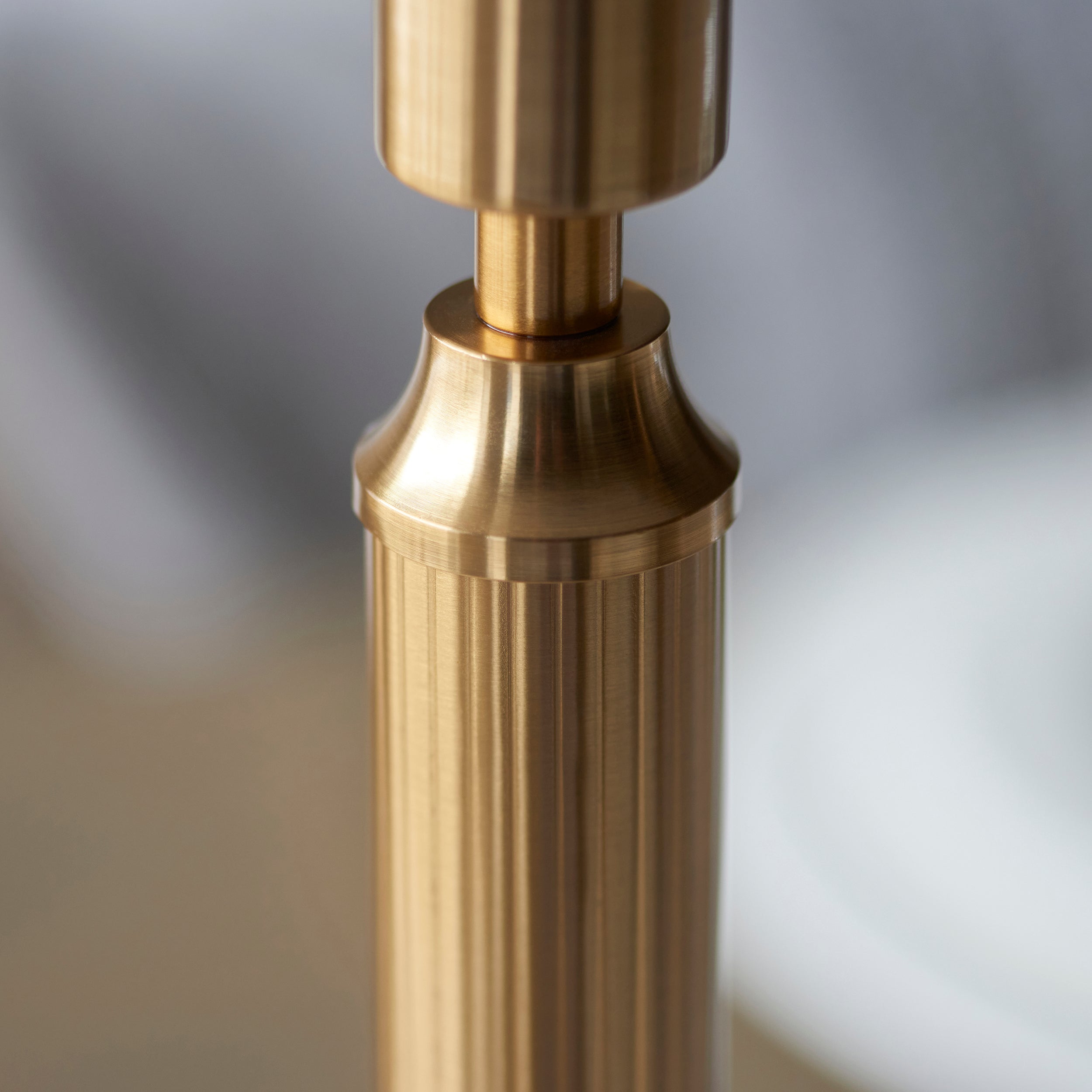 Endon Trobridge Rechargeable Table Lamp - Brushed Aged Brass Plate