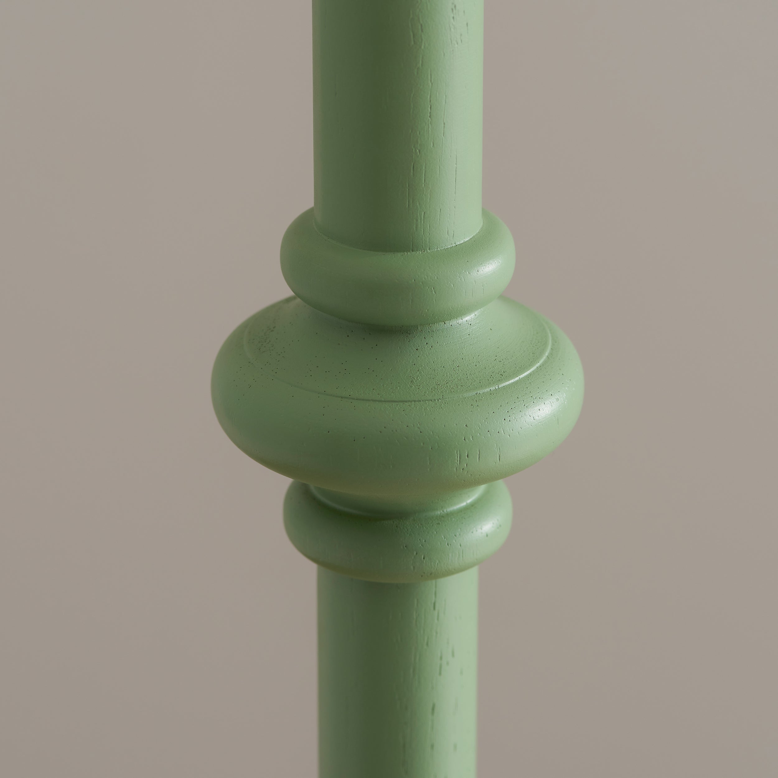 Endon Carnaby Single Light Floor - Satin Cotswold Green Paint