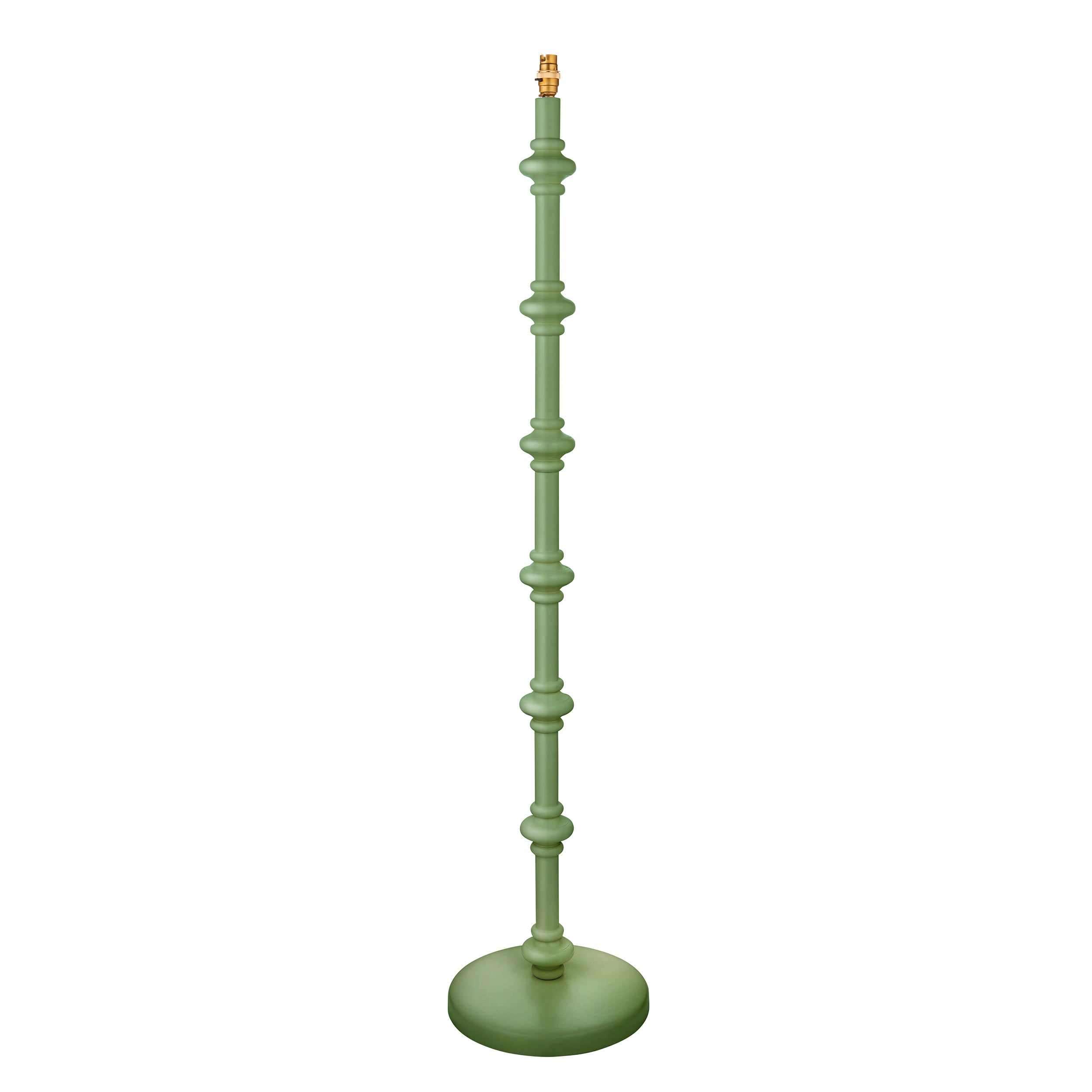 Endon Carnaby Single Light Floor - Satin Cotswold Green Paint