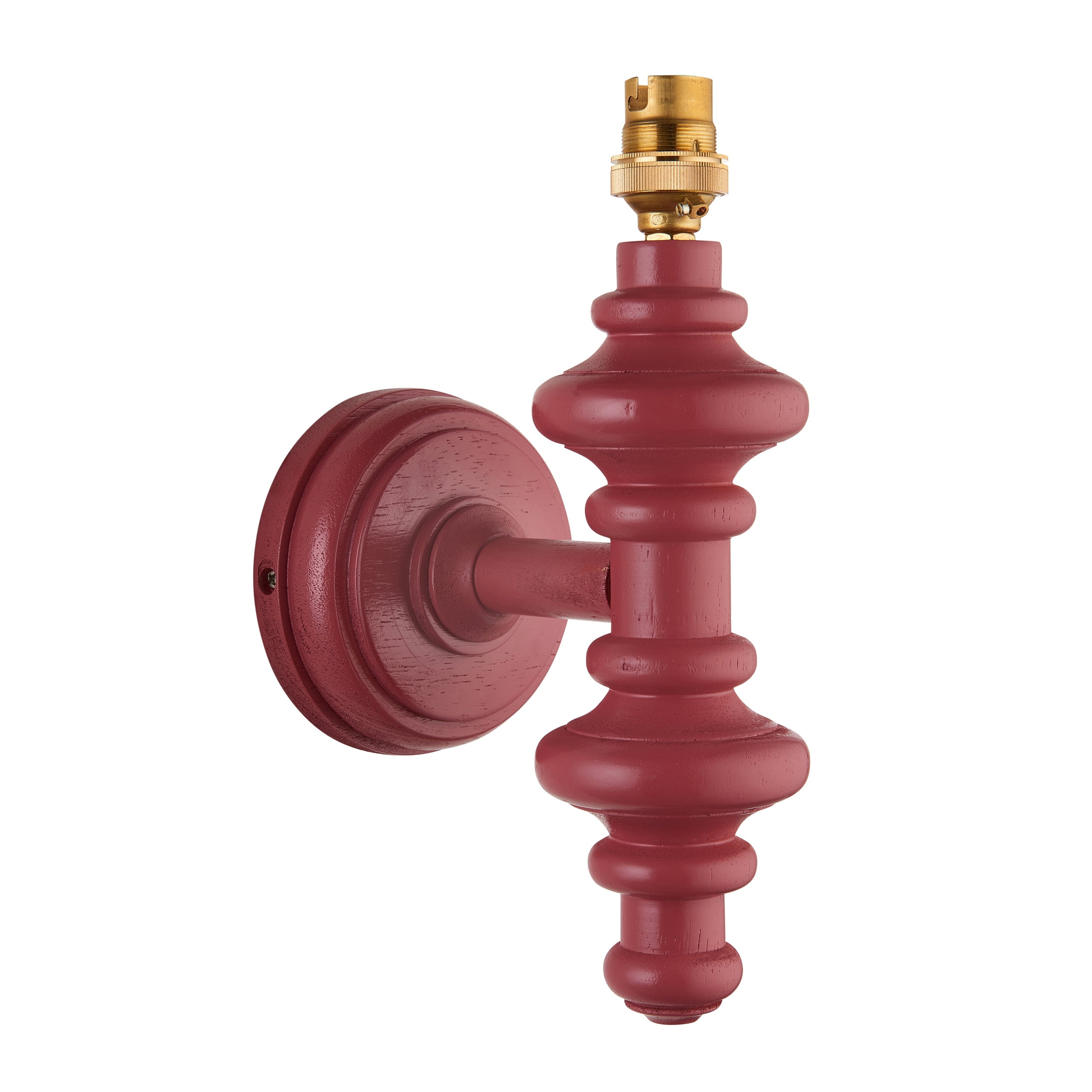 Endon Carnaby Single Light Wall - Satin Pink Clay Paint