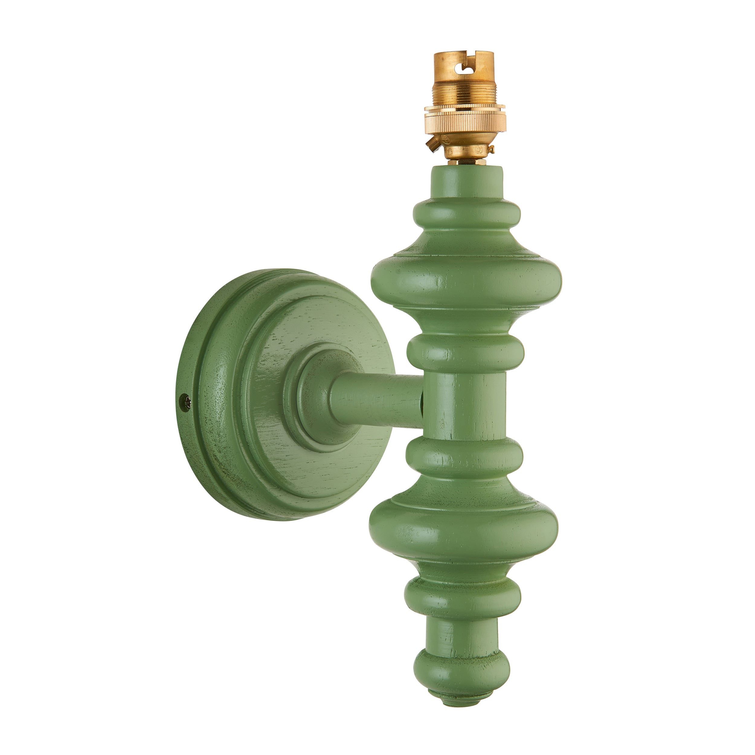 Endon Carnaby Single Light Wall - Satin Cotswold Green Paint