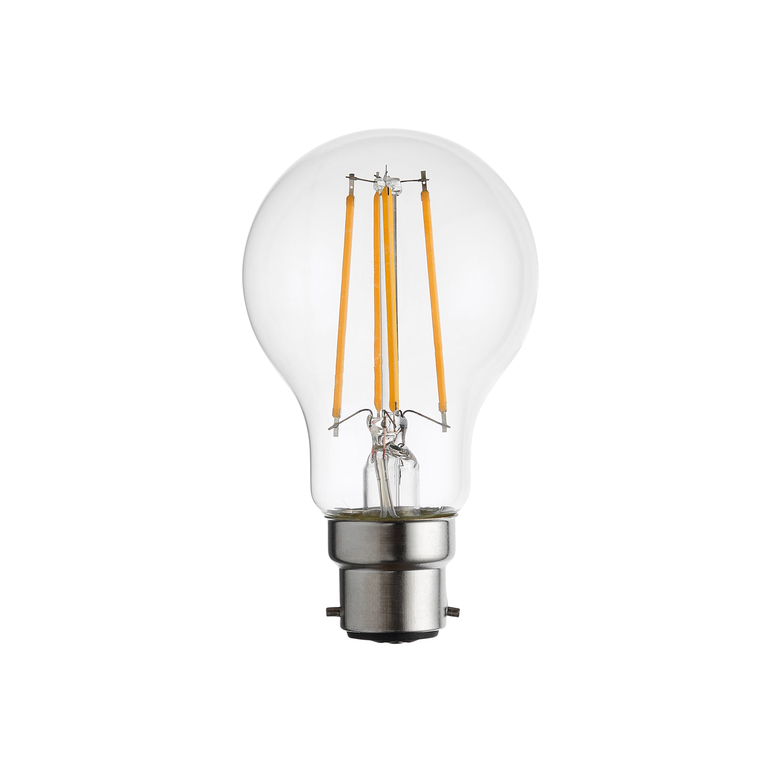 Endon B22 LED Filament GLS Bulb 2700k - Clear Glass