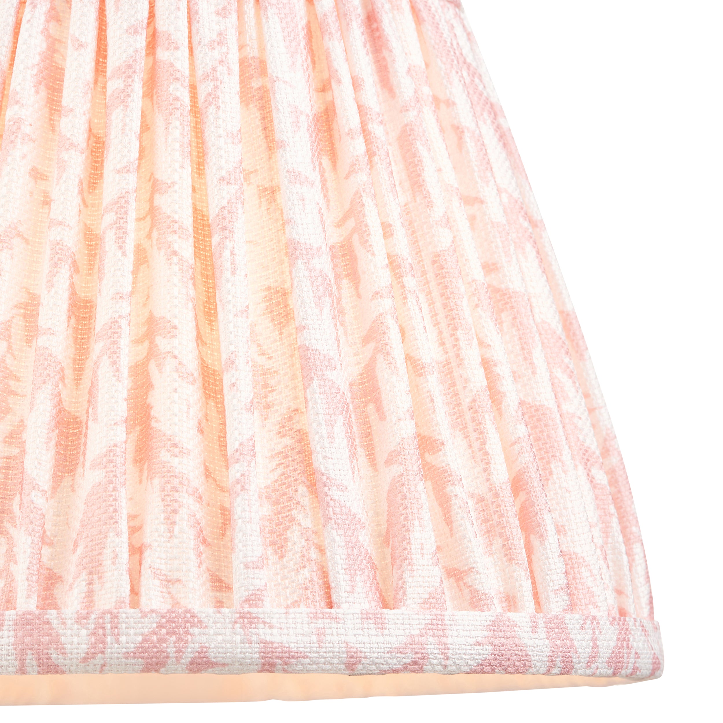 Endon Leaf Single Light Shade 20cm - Peachy Keen Fabric