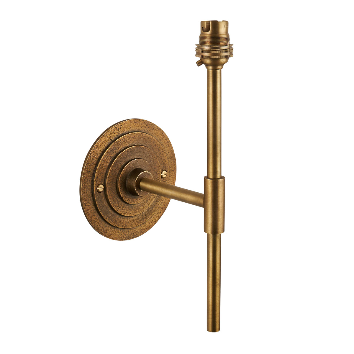Endon Halo Tall Wall Fitting - Antique Brass Plate