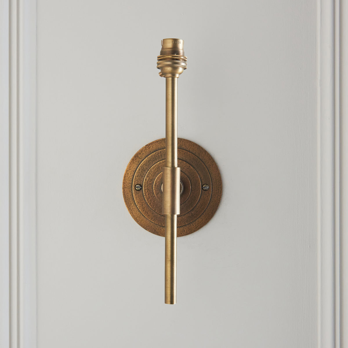Endon Halo Tall Wall Fitting - Antique Brass Plate