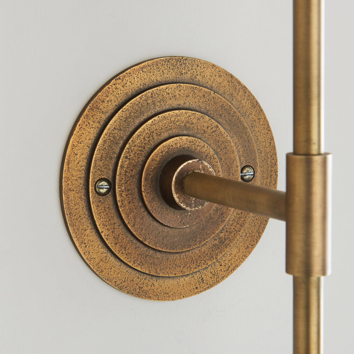 Endon Halo Tall Wall Fitting - Antique Brass Plate