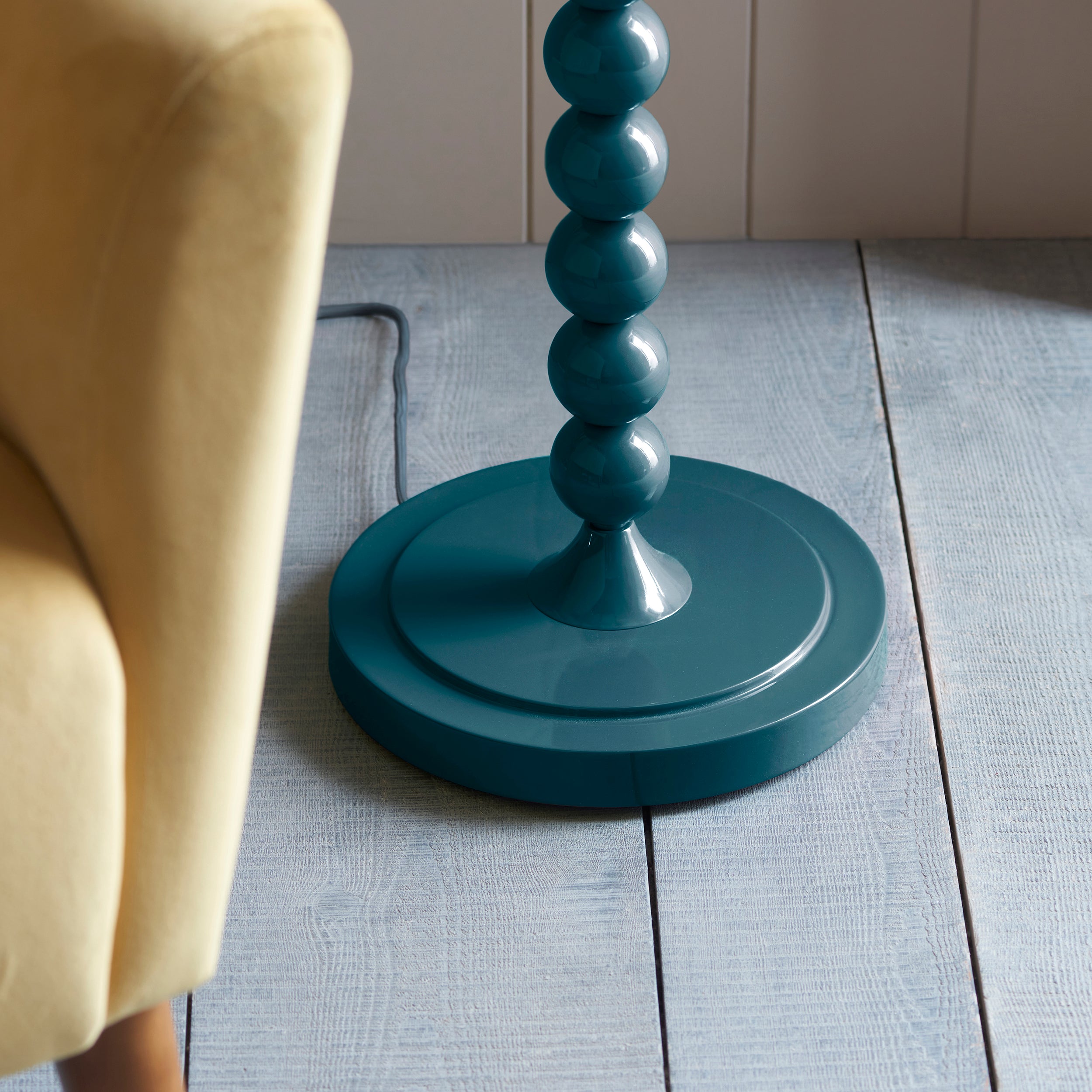 Endon Higgledy Single Light Floor - Gloss Marlin Blue Paint