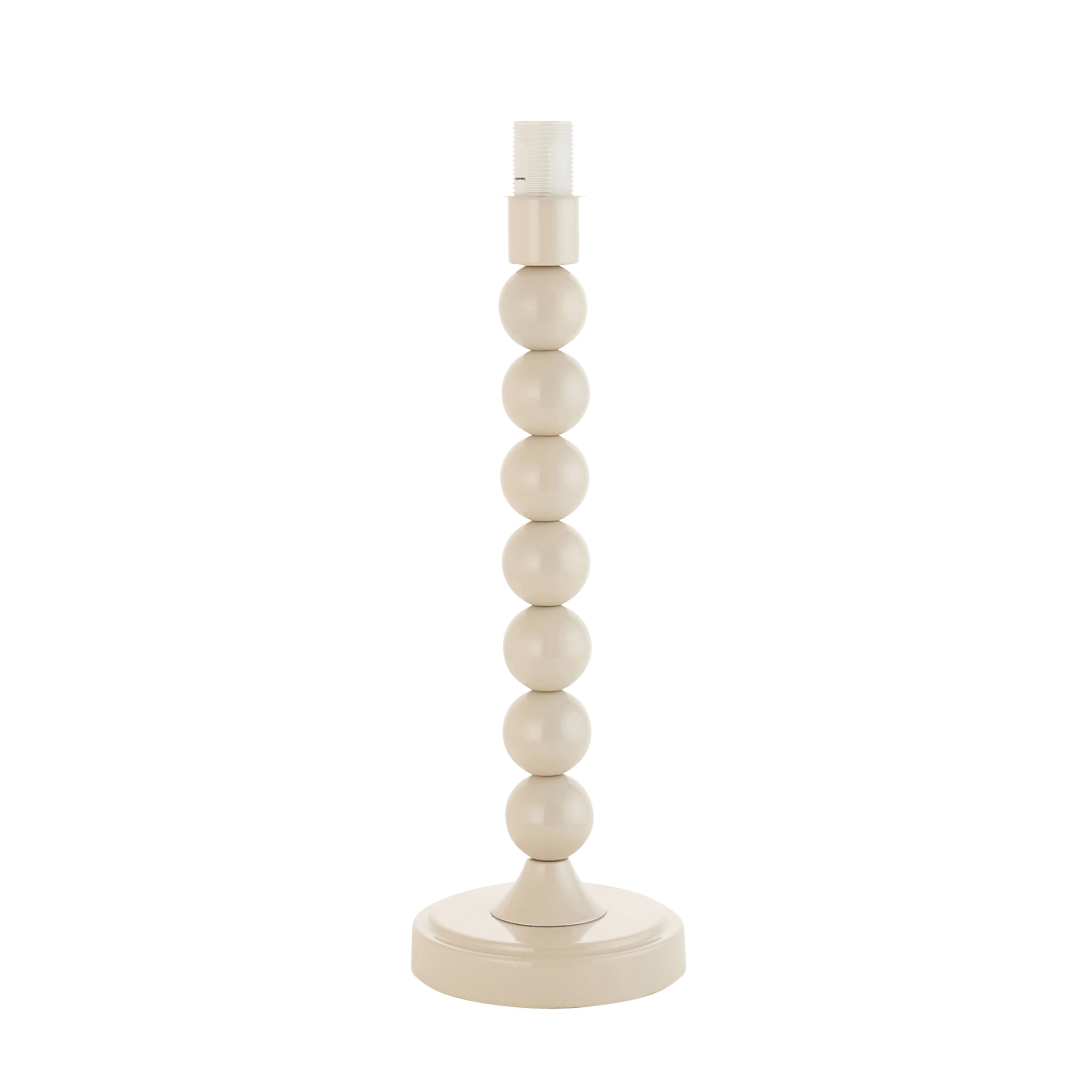 Endon Higgledy Single Light Table Lamp - Gloss Almond White Paint