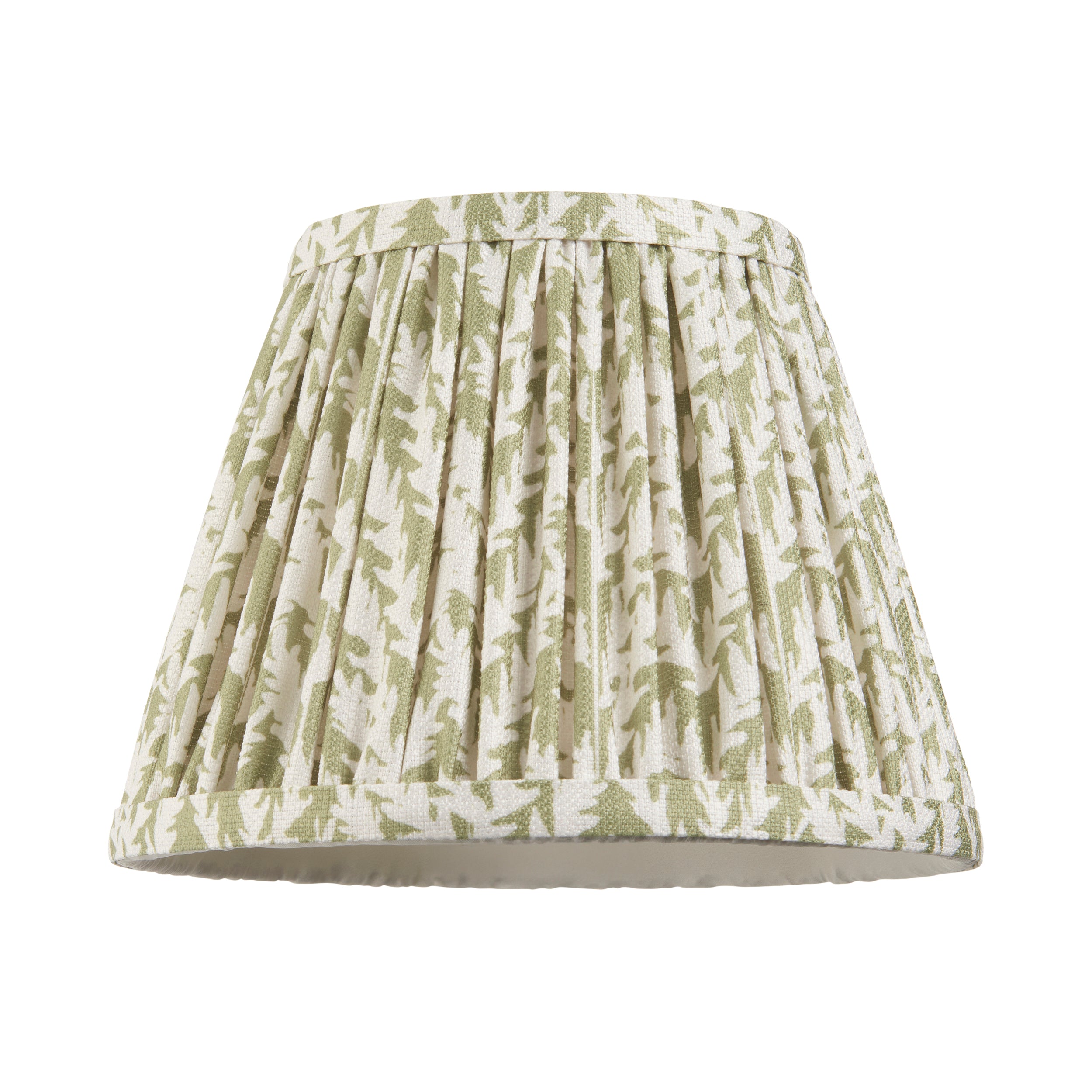 Endon Bibury Satin Pink Clay Table Lamp & Leaf 20cm Herb Garden Green Shade