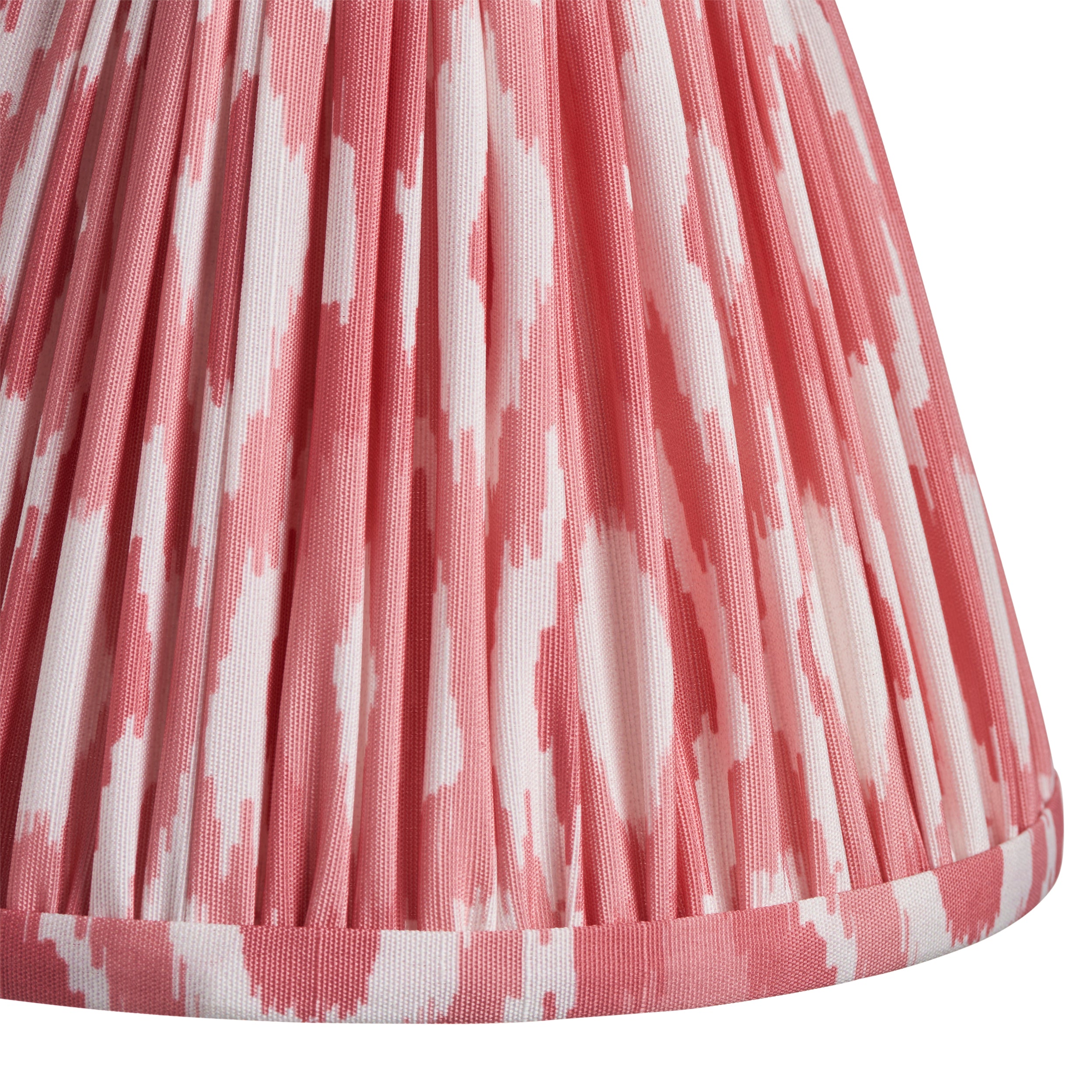 Endon Chester Wall Light & Ikat 16cm Coral Pink Shade