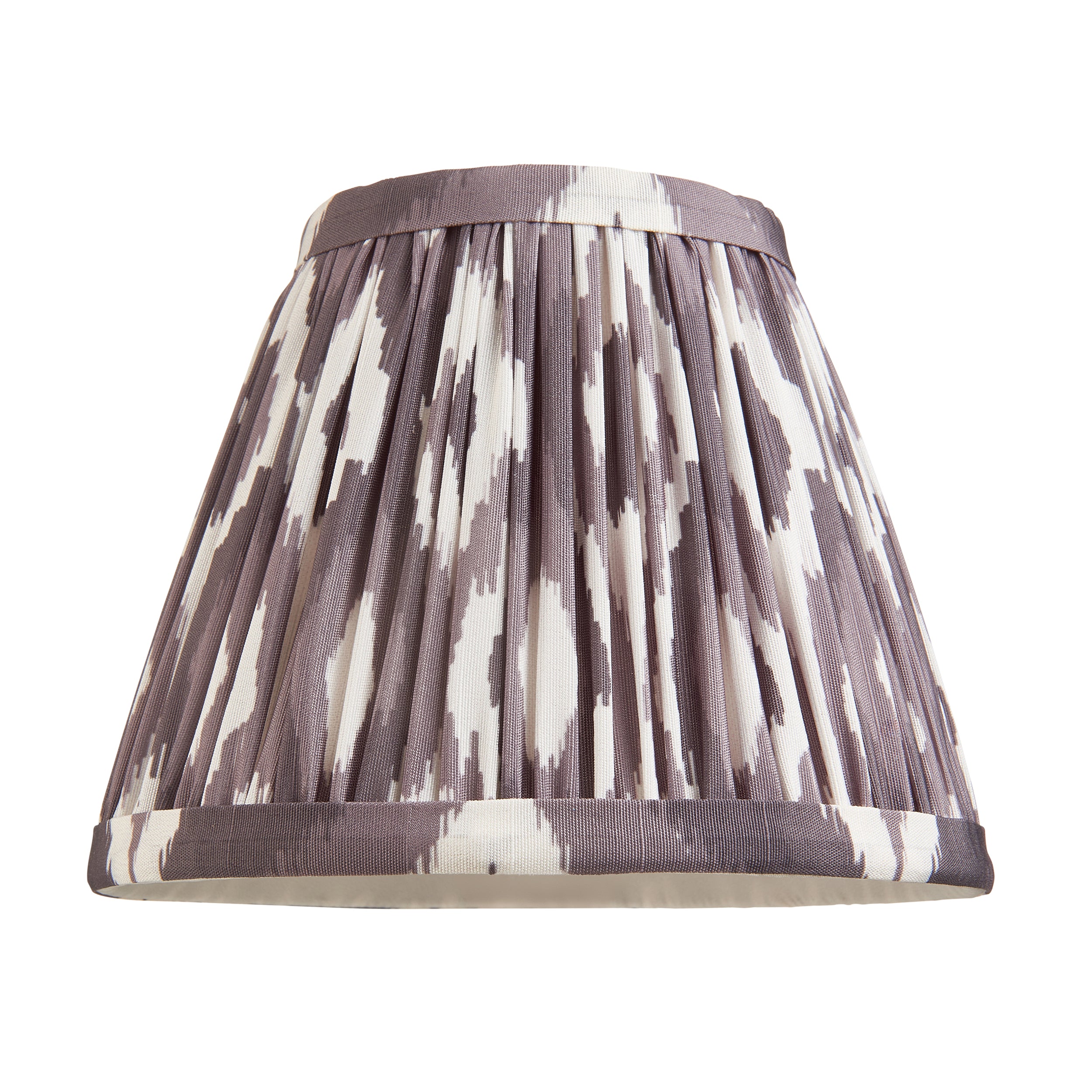 Endon Burley Rechargeable Wall Light & Ikat 16cm Pearl Grey Shade