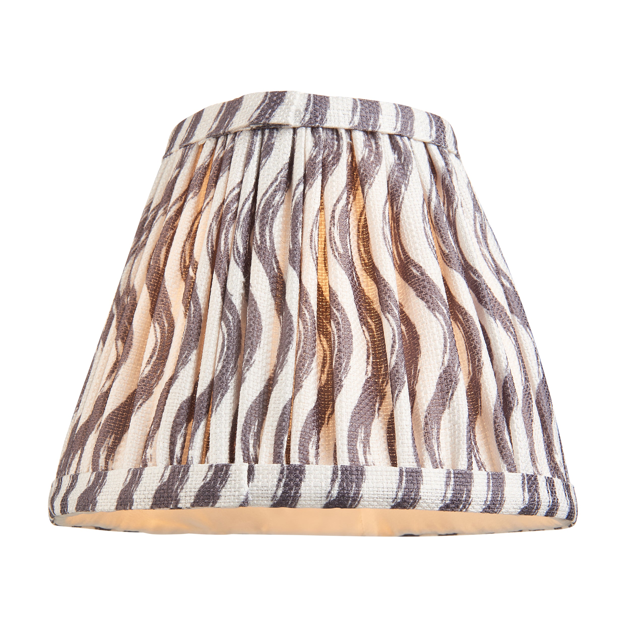 Endon Dome Arc Wall Light & Ripple 16cm Pearl Grey Shade