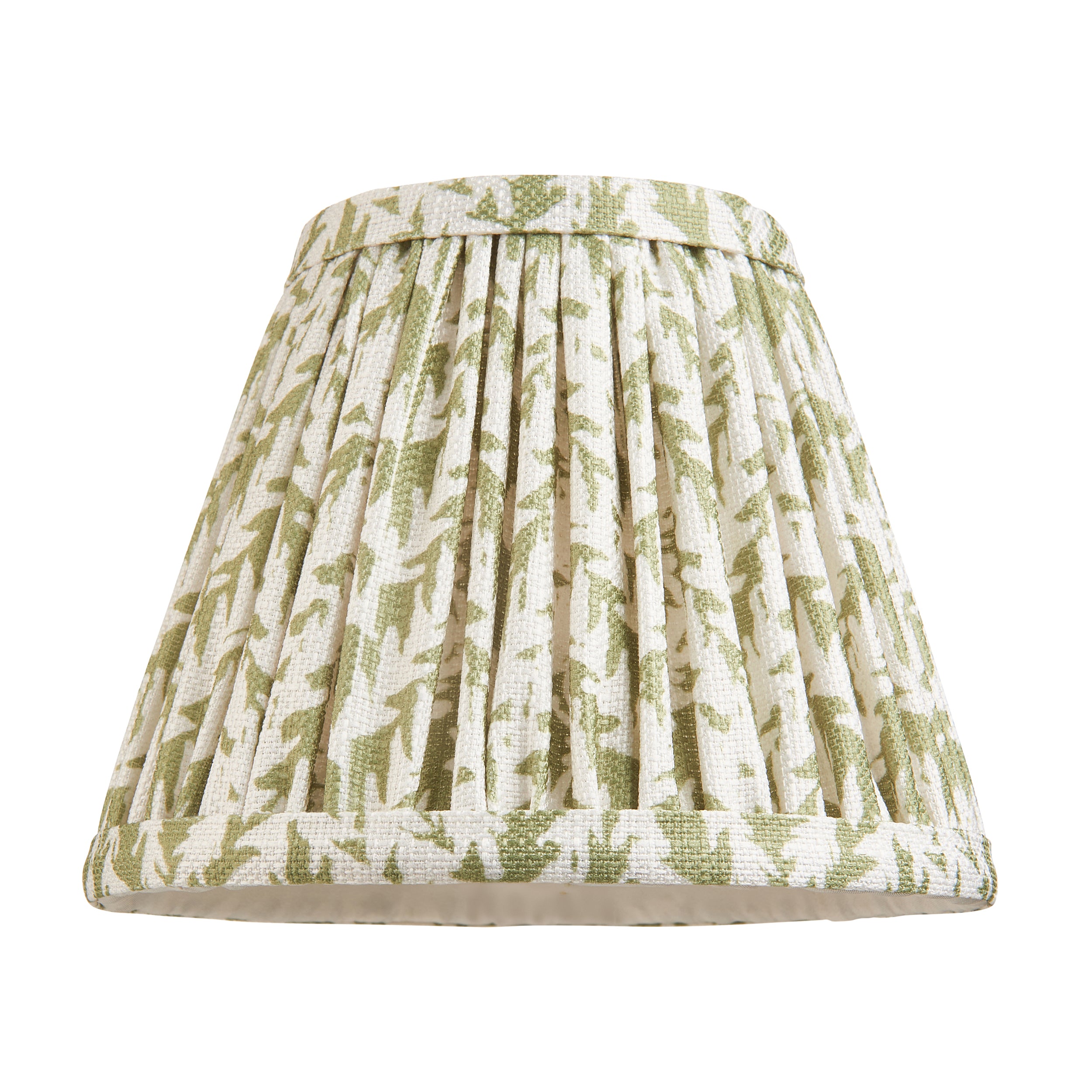 Endon Step Fold Wall Light & Leaf 16cm Herb Garden Green Shade