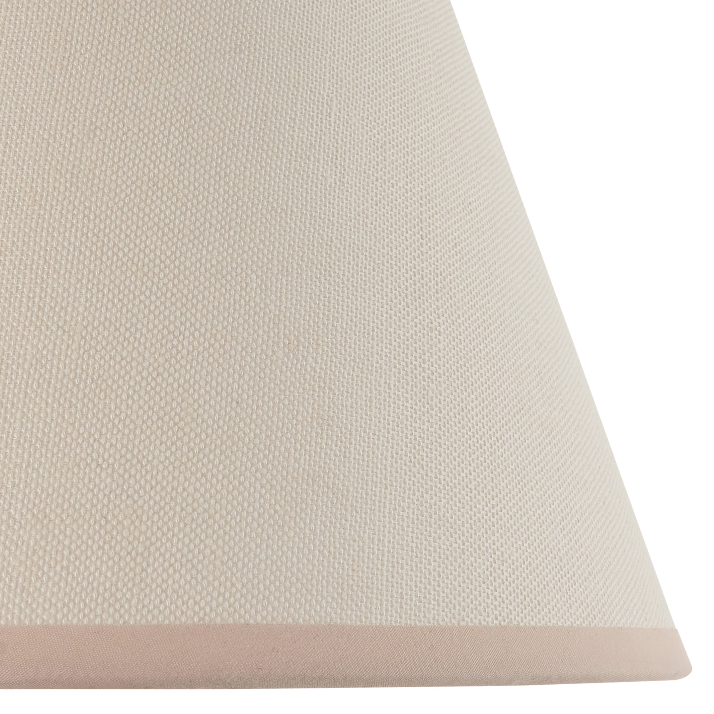 Endon Myrtle Gloss Marlin Blue Table Lamp & Ivy 25cm Vintage White Shade