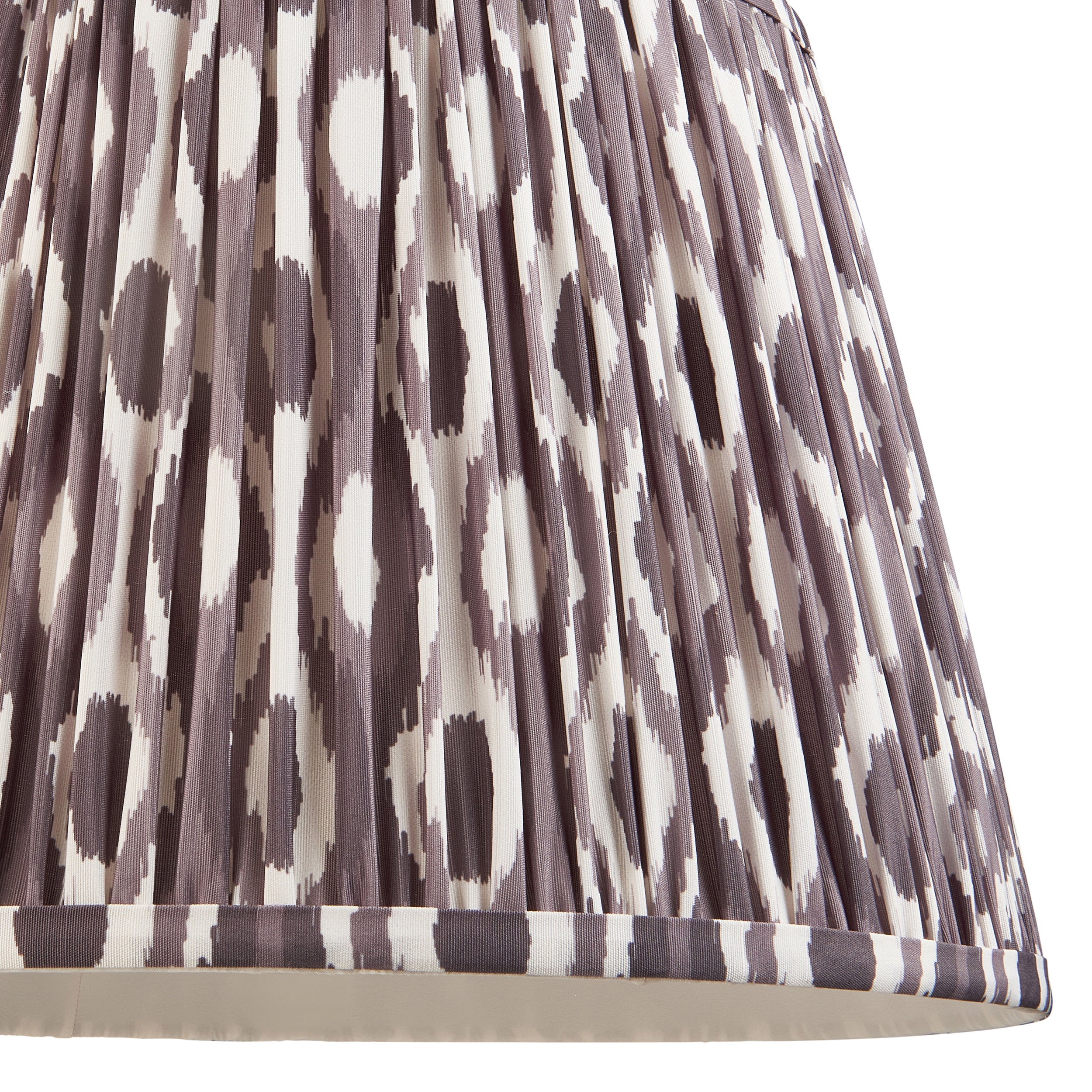 Endon Bobble Table Lamp & Ikat 35cm Pearl Grey Shade