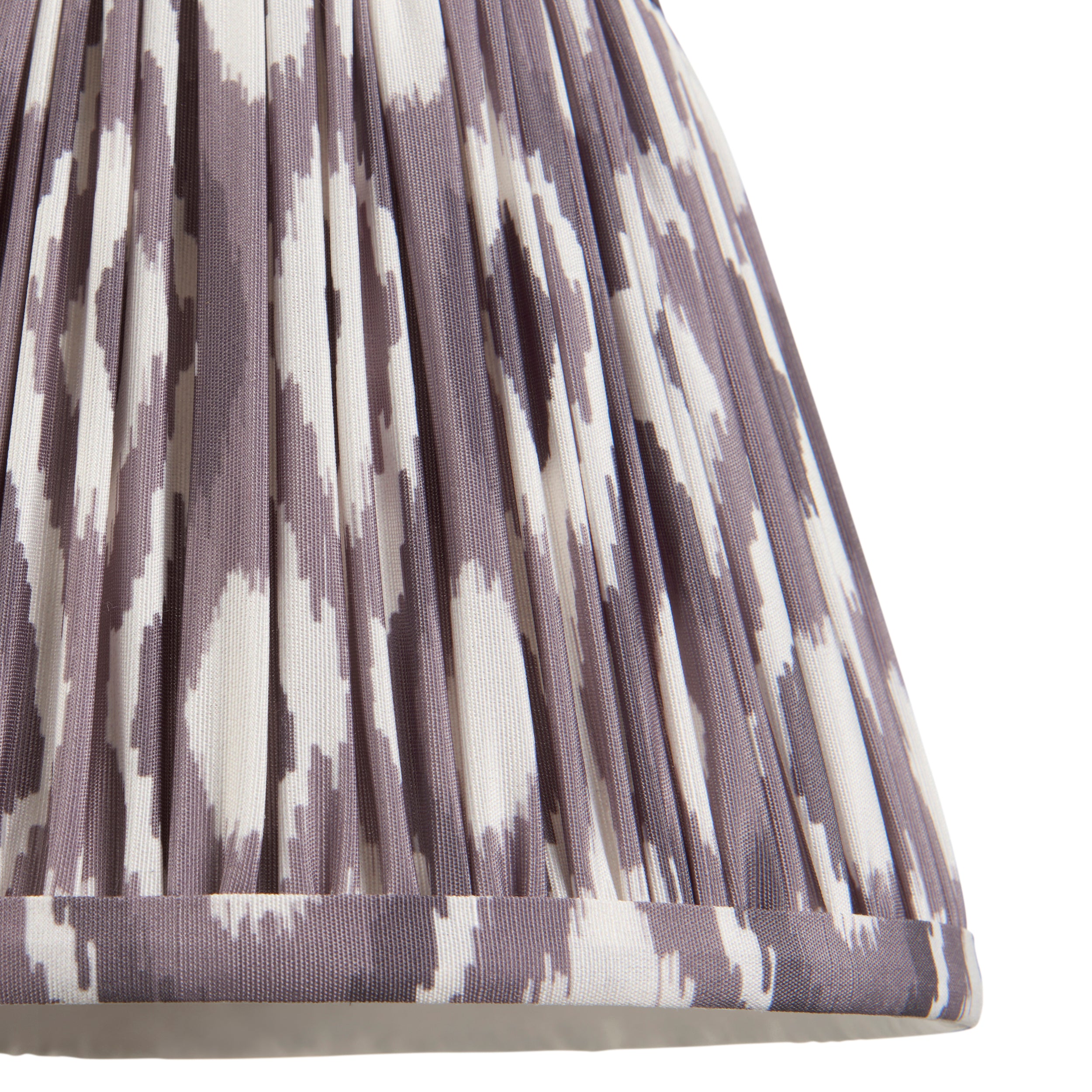 Endon Santiago Wall Light & Ikat 20cm Pearl Grey Shade