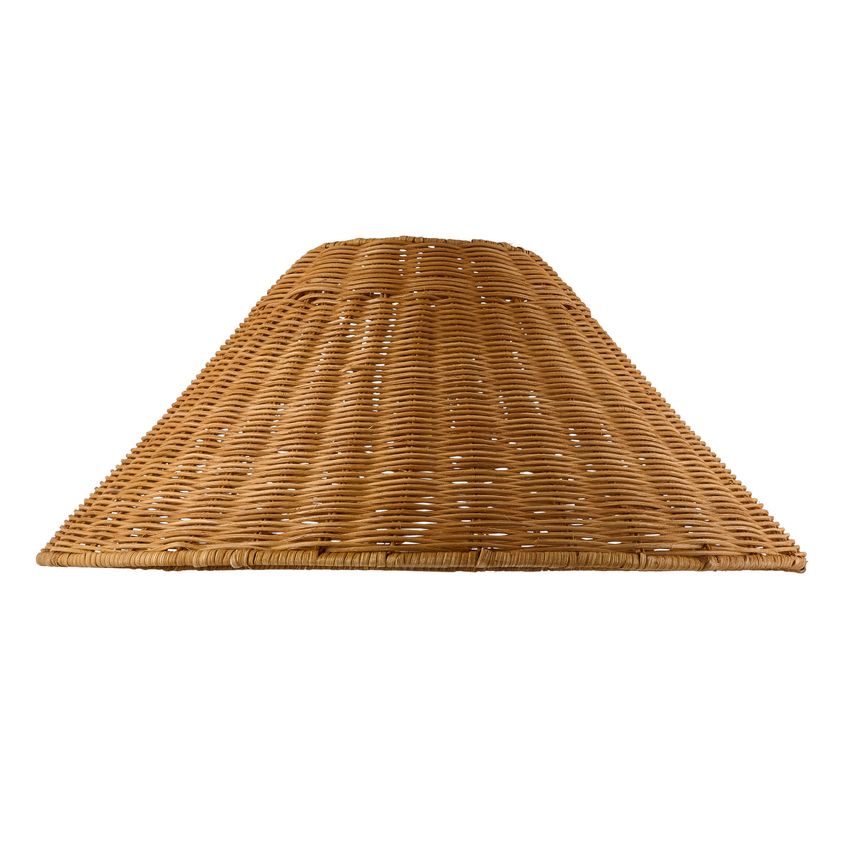 Endon Rattan 52cm Tapered Shade - Dark Rattan