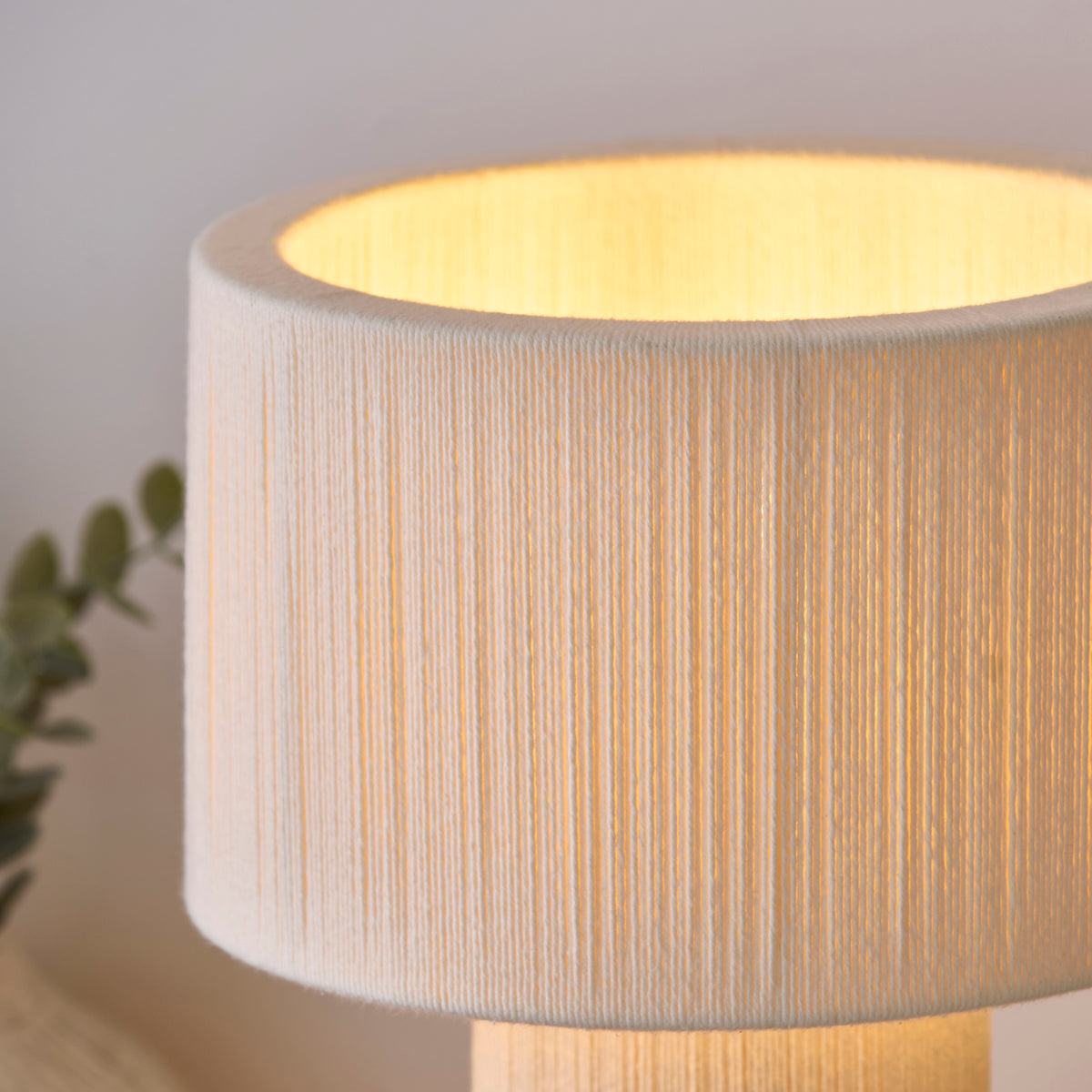 Endon Noah Table Light - Cream Cotton
