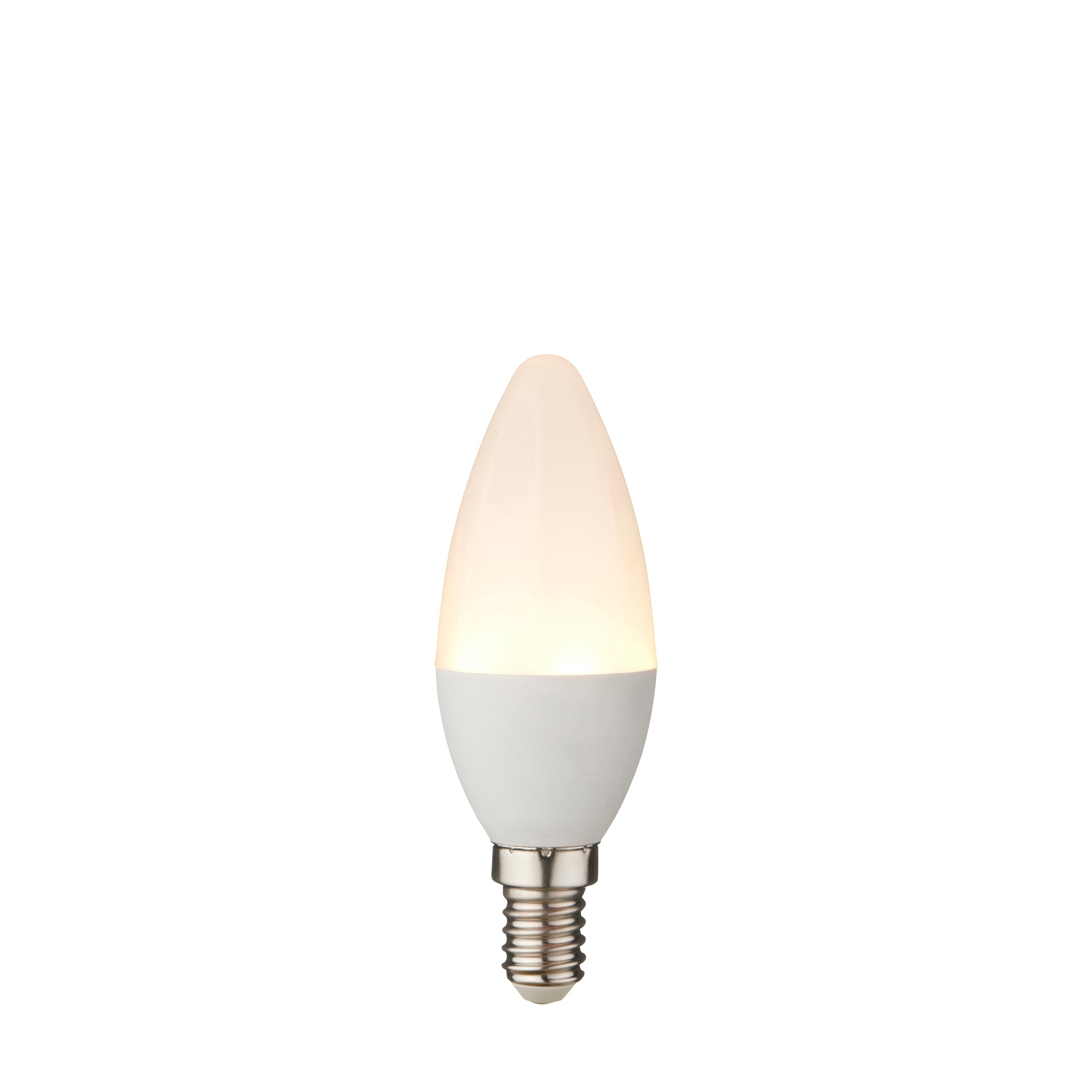 Endon Essentials E14 LED Candle Non Dimmable Bulb - Opal  - 2700K