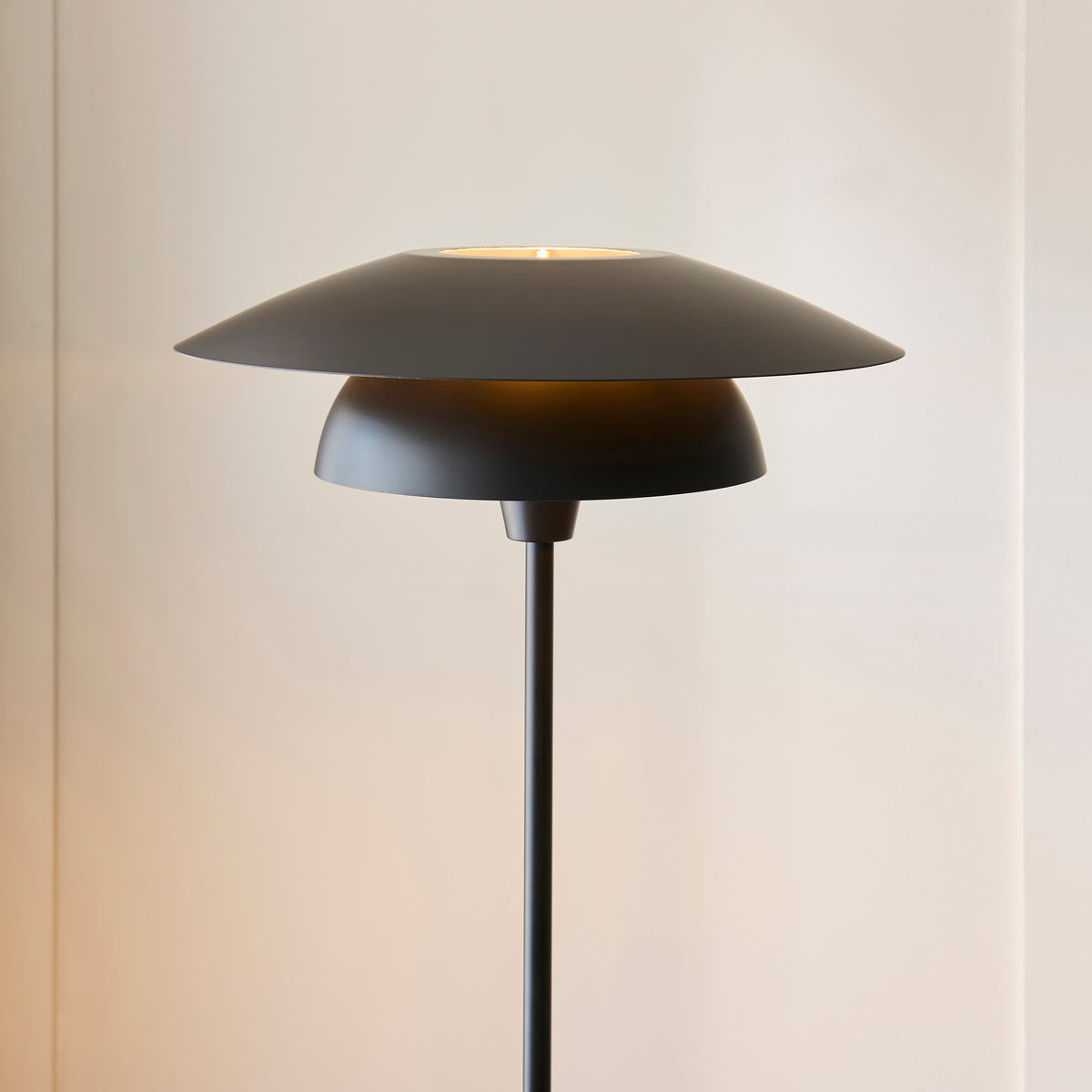 Endon Lyon Floor Light - Matt Black