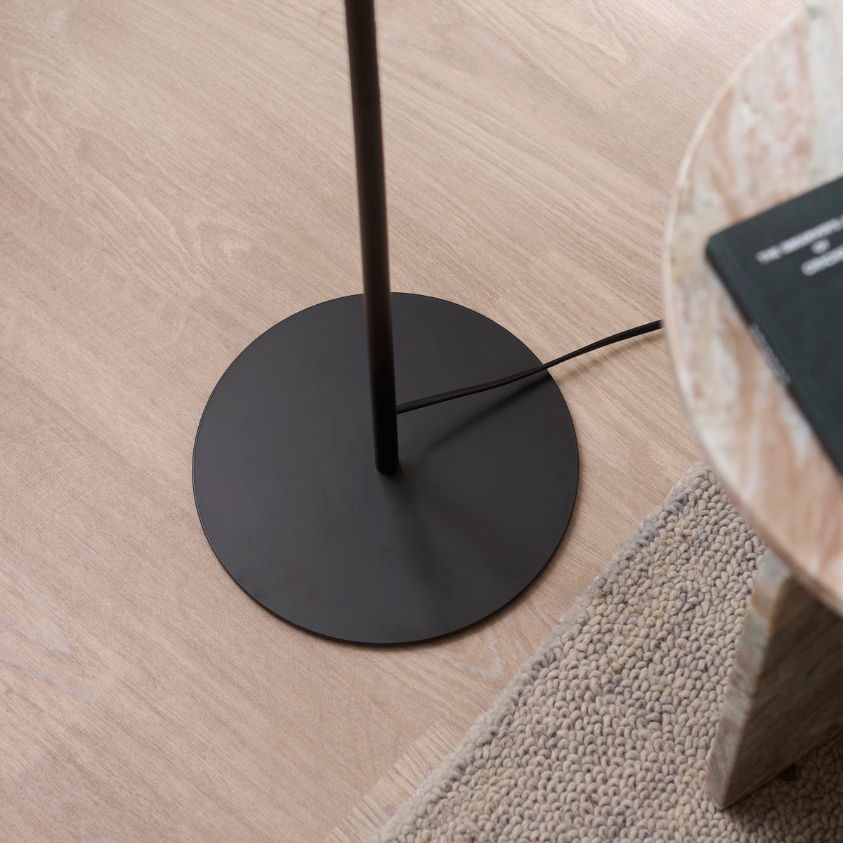 Endon Lyon Floor Light - Matt Black