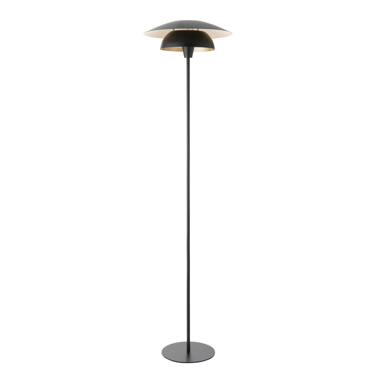 Endon Lyon Floor Light - Matt Black