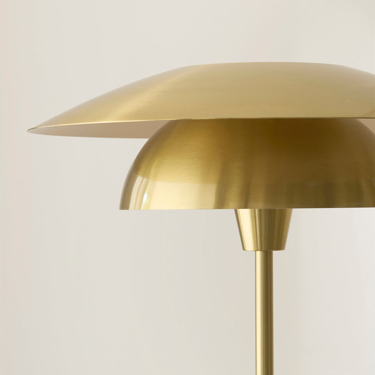 Endon Lyon Floor Light - Satin Brass Plate