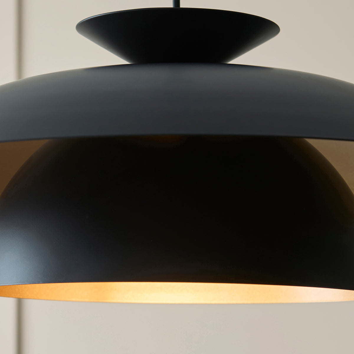 Endon Lyon Pendant - Matt Black