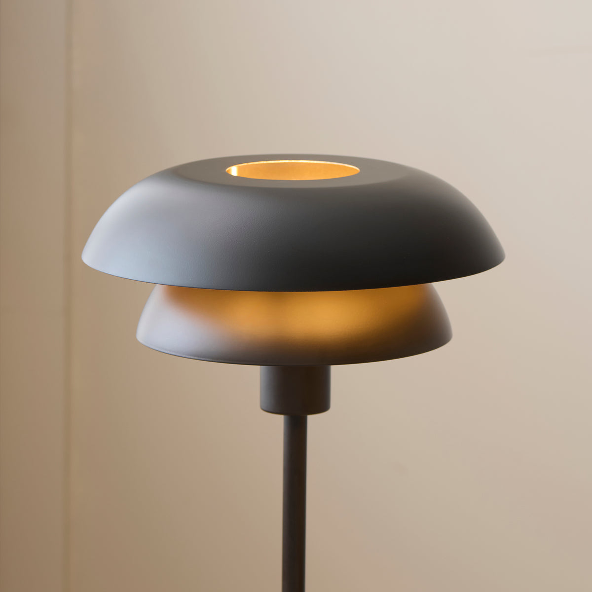 Endon Lyon Table Light - Matt Black