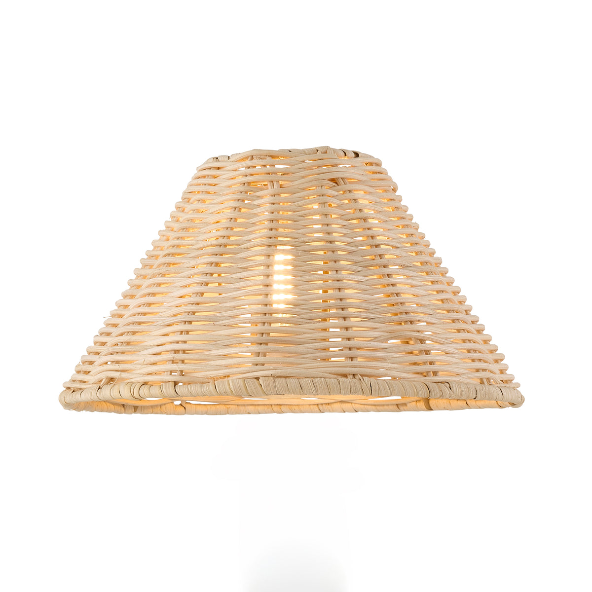 Endon Rattan 22cm Tapered Shade - Natural Rattan