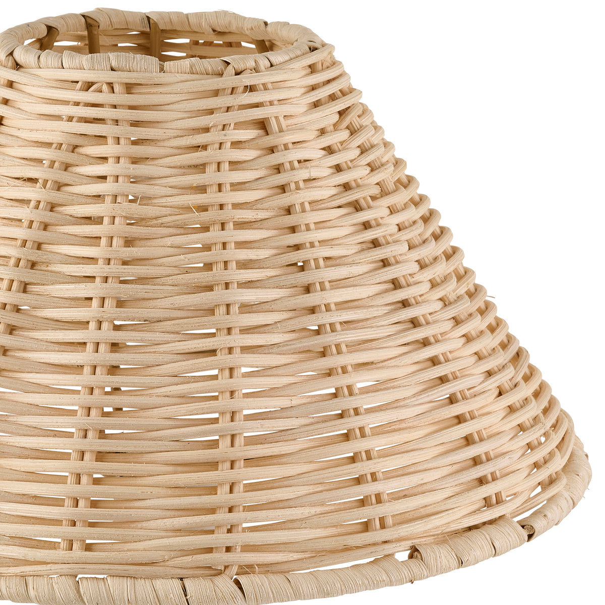 Endon Rattan 22cm Tapered Shade - Natural Rattan