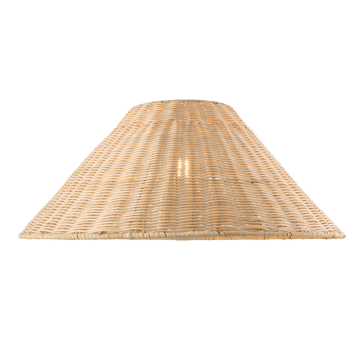 Endon Rattan 52cm Tapered Shade - Natural Rattan