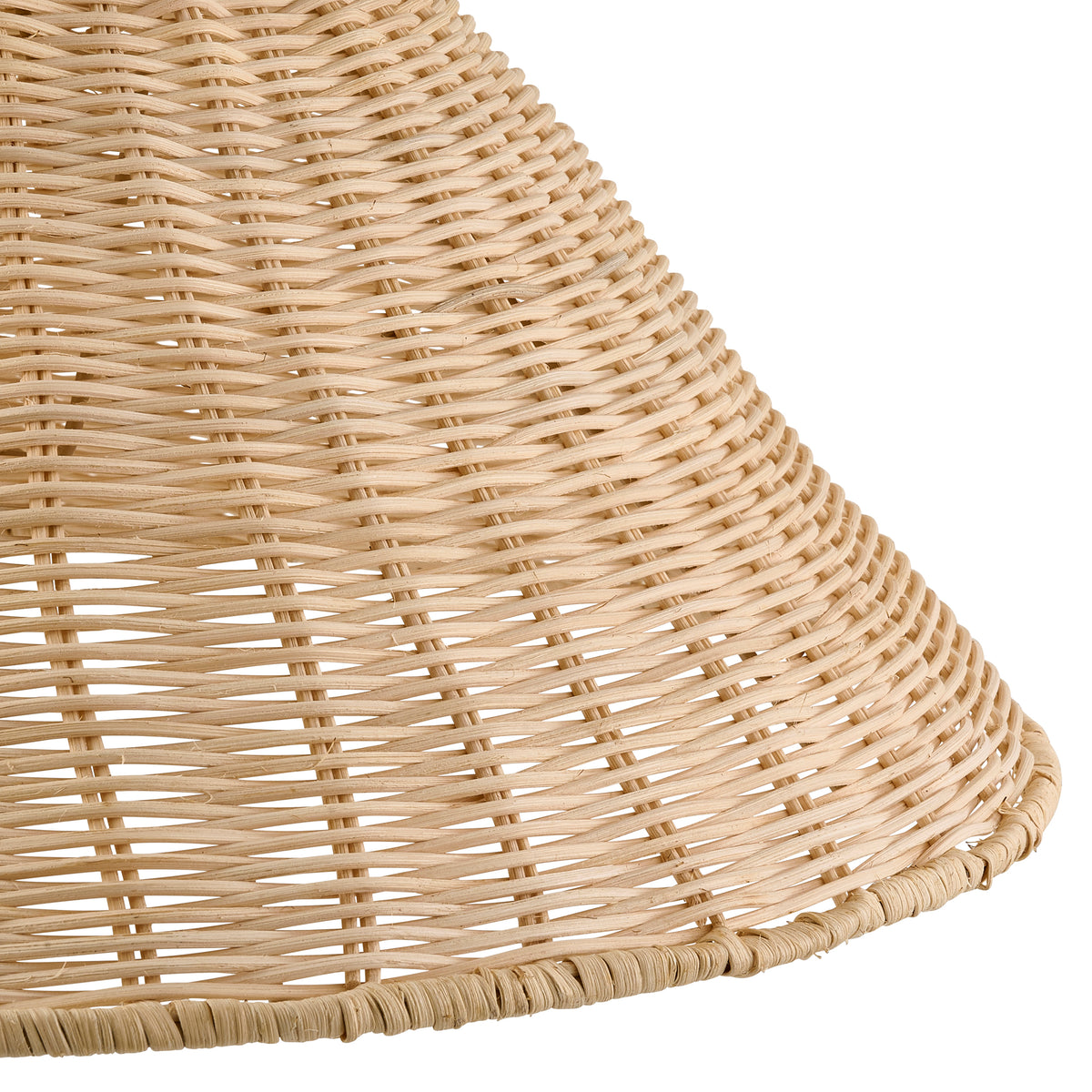 Endon Rattan 52cm Tapered Shade - Natural Rattan