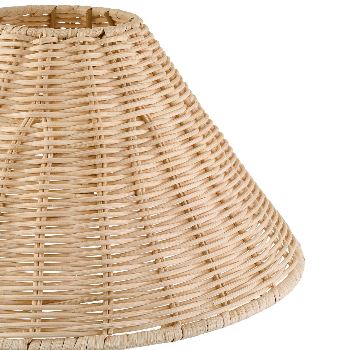 Endon Rattan 31cm Tapered Shade - Natural Rattan