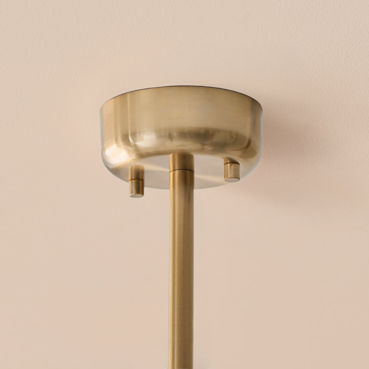 Endon Ottowa 5 Light Pendant - Brushed Aged Brass Plate & Opal Glass