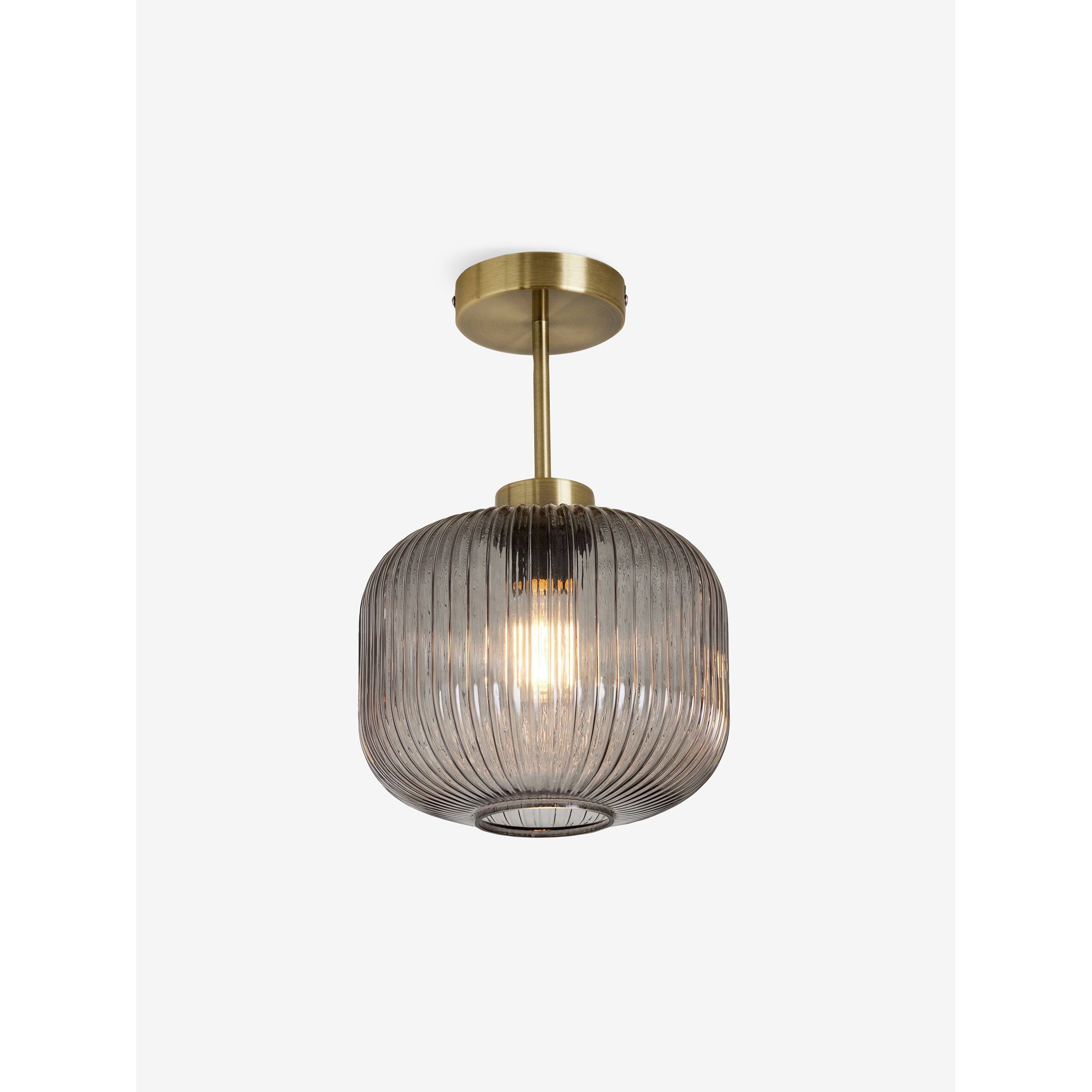 MADE.COM Briz Flush Ceiling Light - Grey
