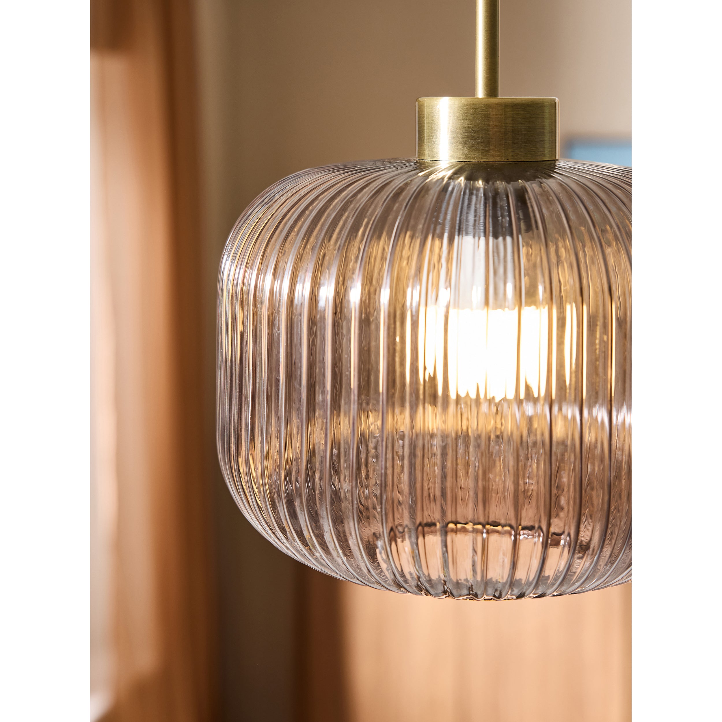 MADE.COM Briz Flush Ceiling Light - Grey