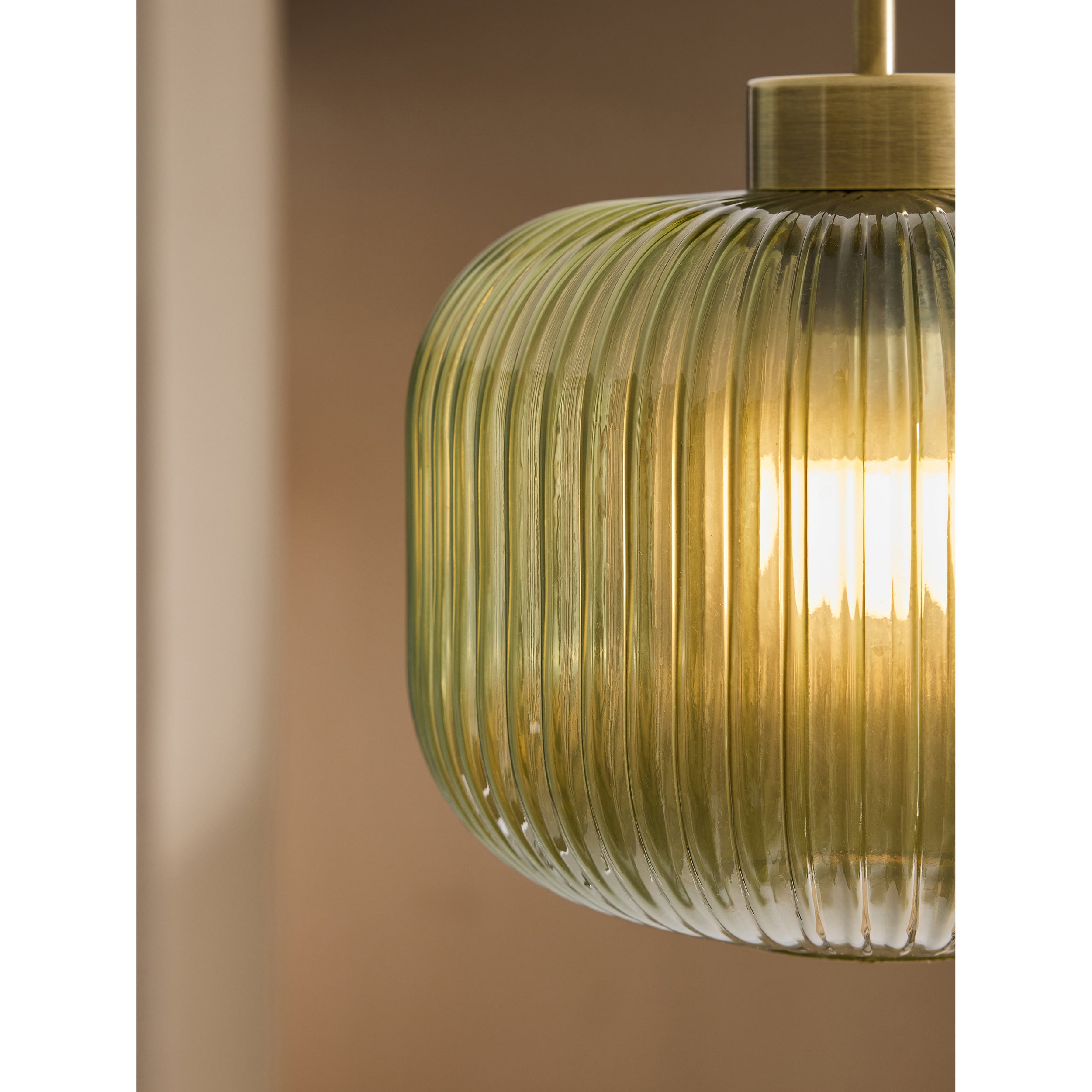 MADE.COM Briz Flush Ceiling Light - Green